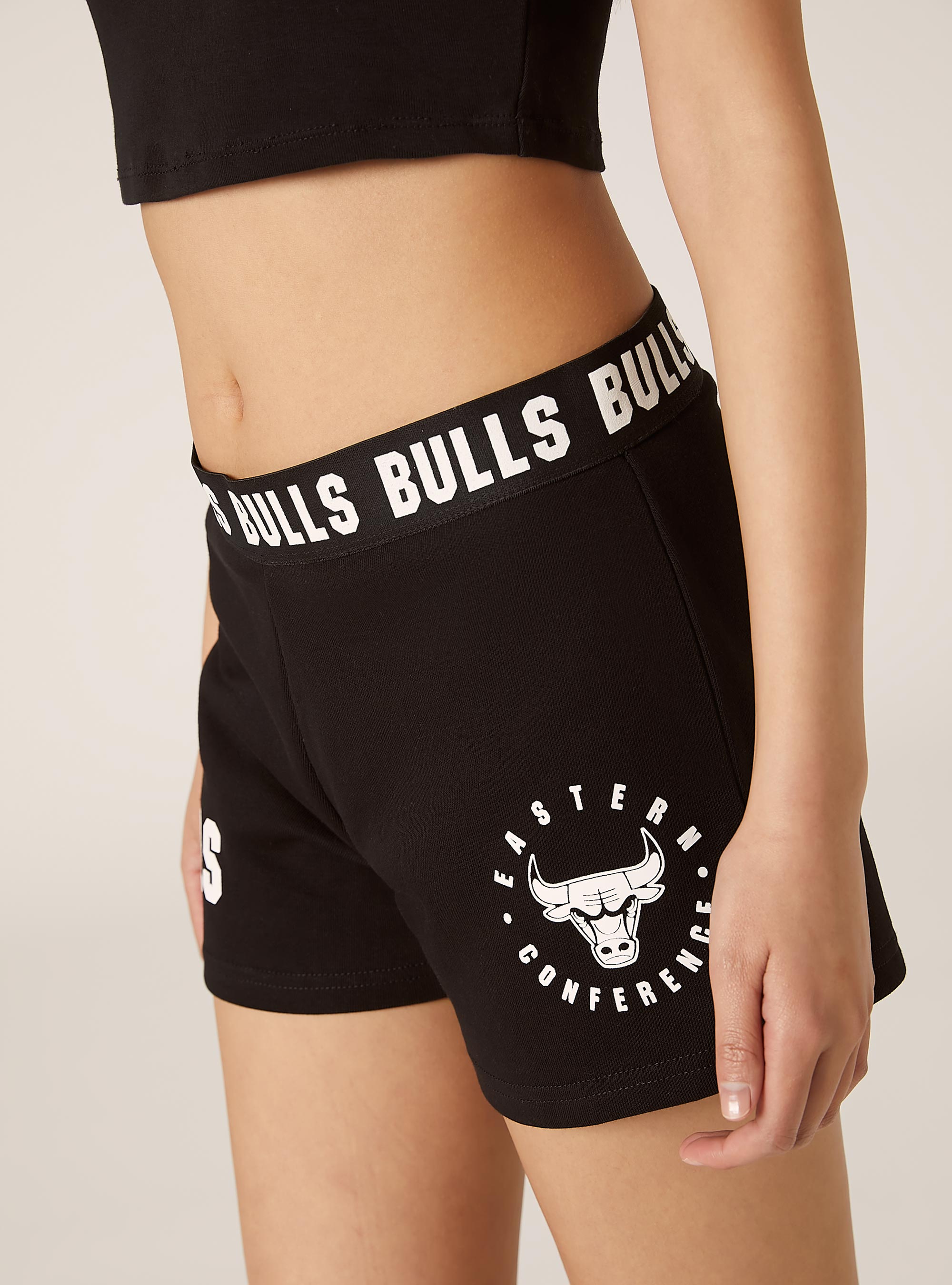Shorts con stampa NBA / Alcott, BK1 BLACK