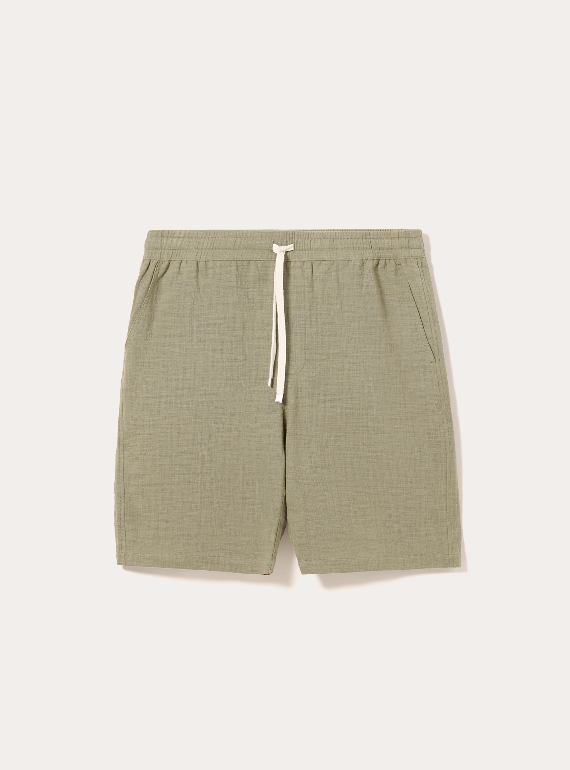 Cotton bermuda shorts with elastic waistband, KY2 KAKY MEDIUM