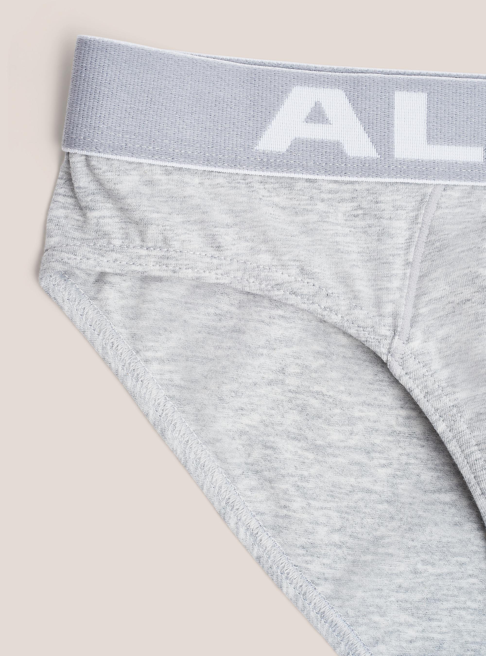 Slip en coton élastique avec logo, C148 ICE MELANGE