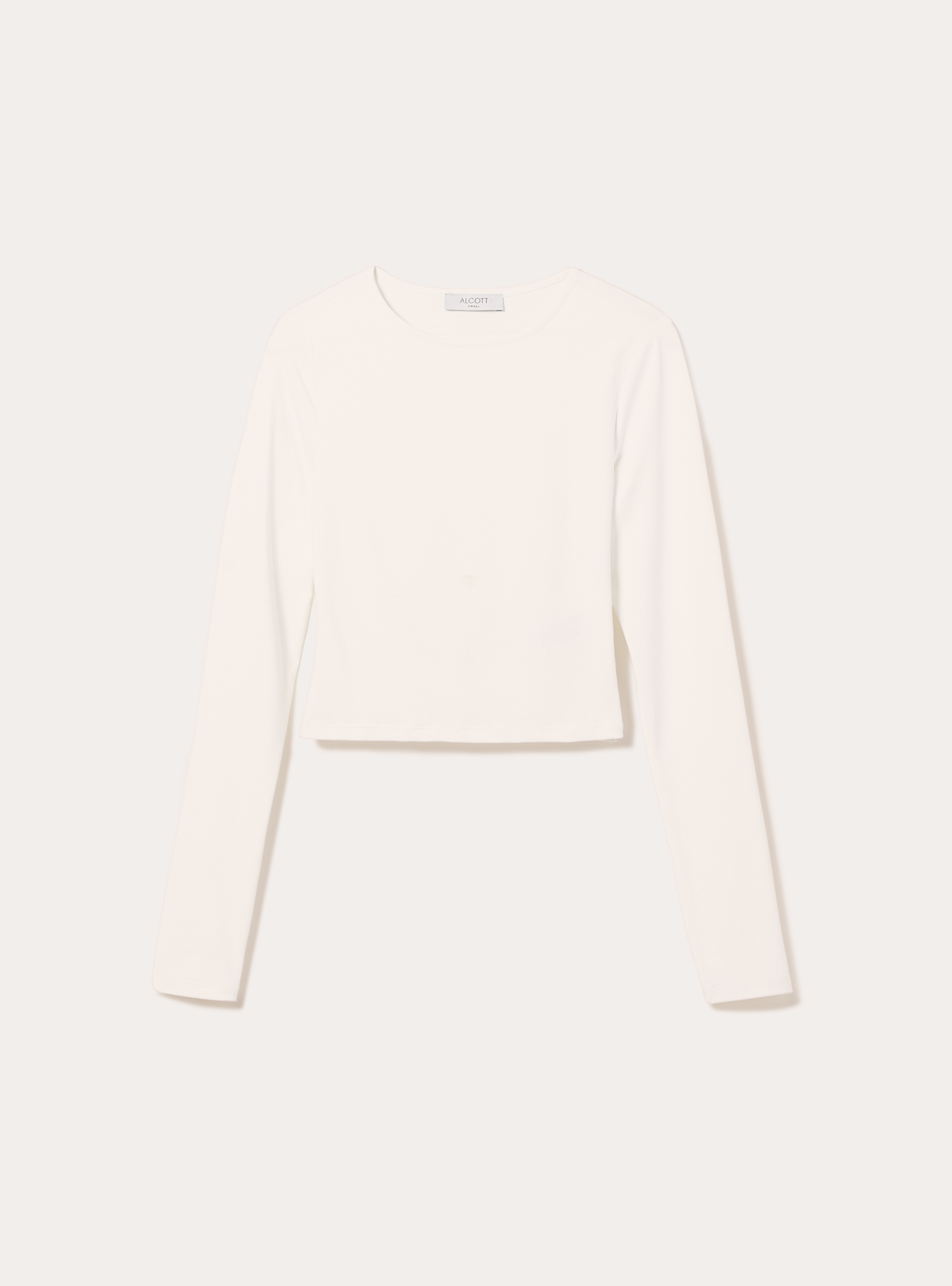 Maglia cropped con schiena scoperta, WH2 WHITE