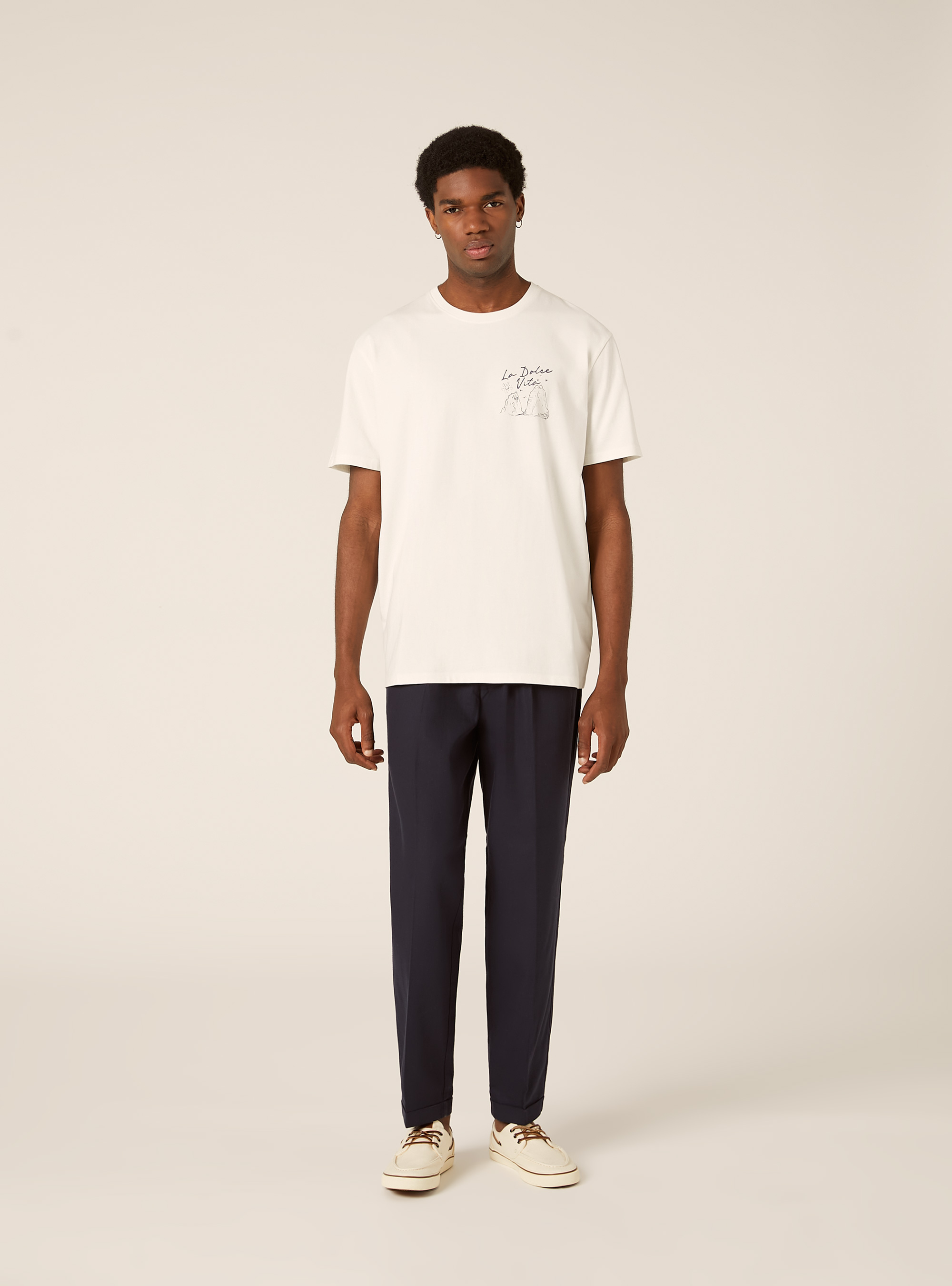 T-shirt capri la dolce vita, WH2 WHITE