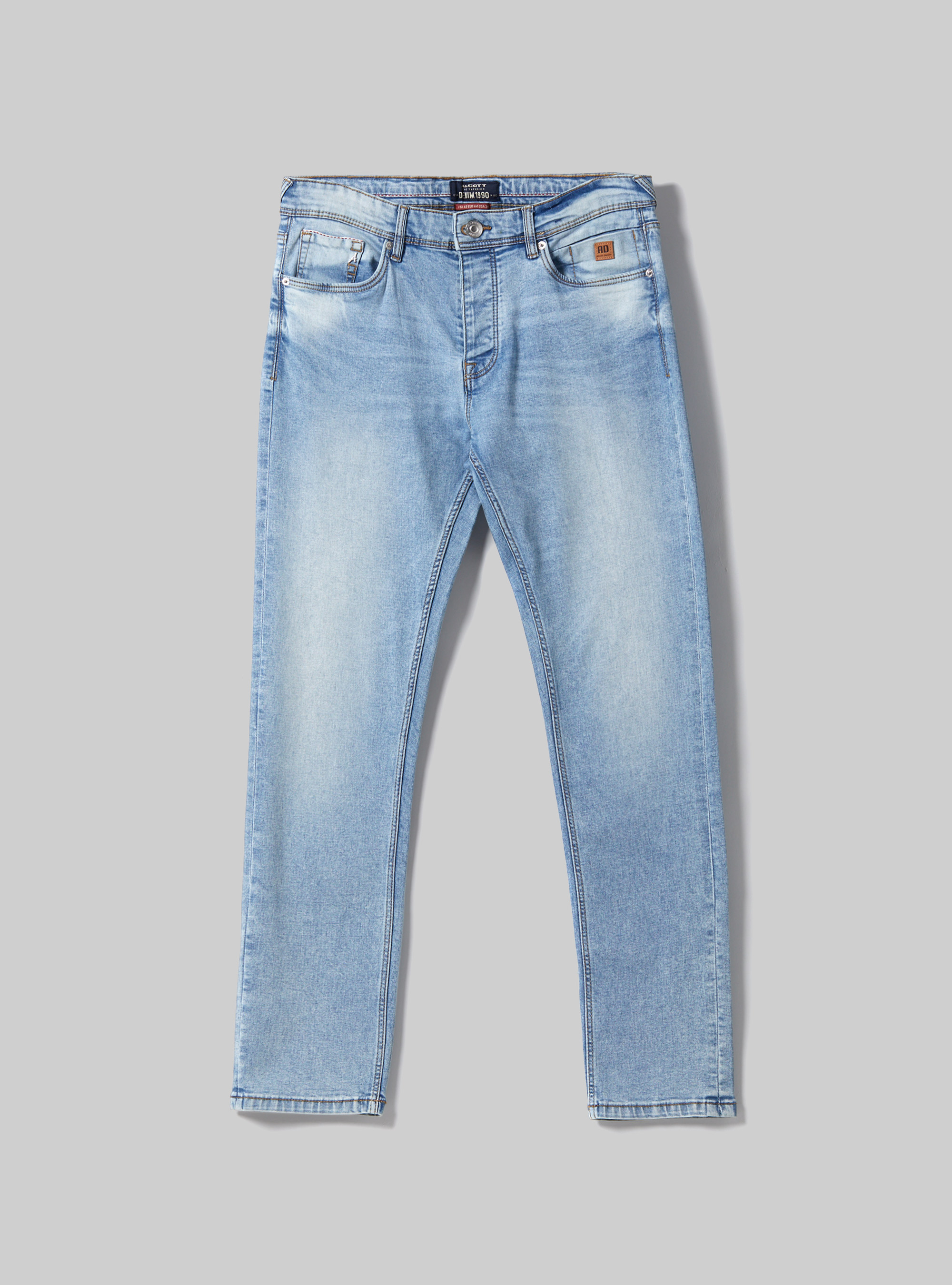 Skinny fit jeans in stretch denim, D006 AZURE