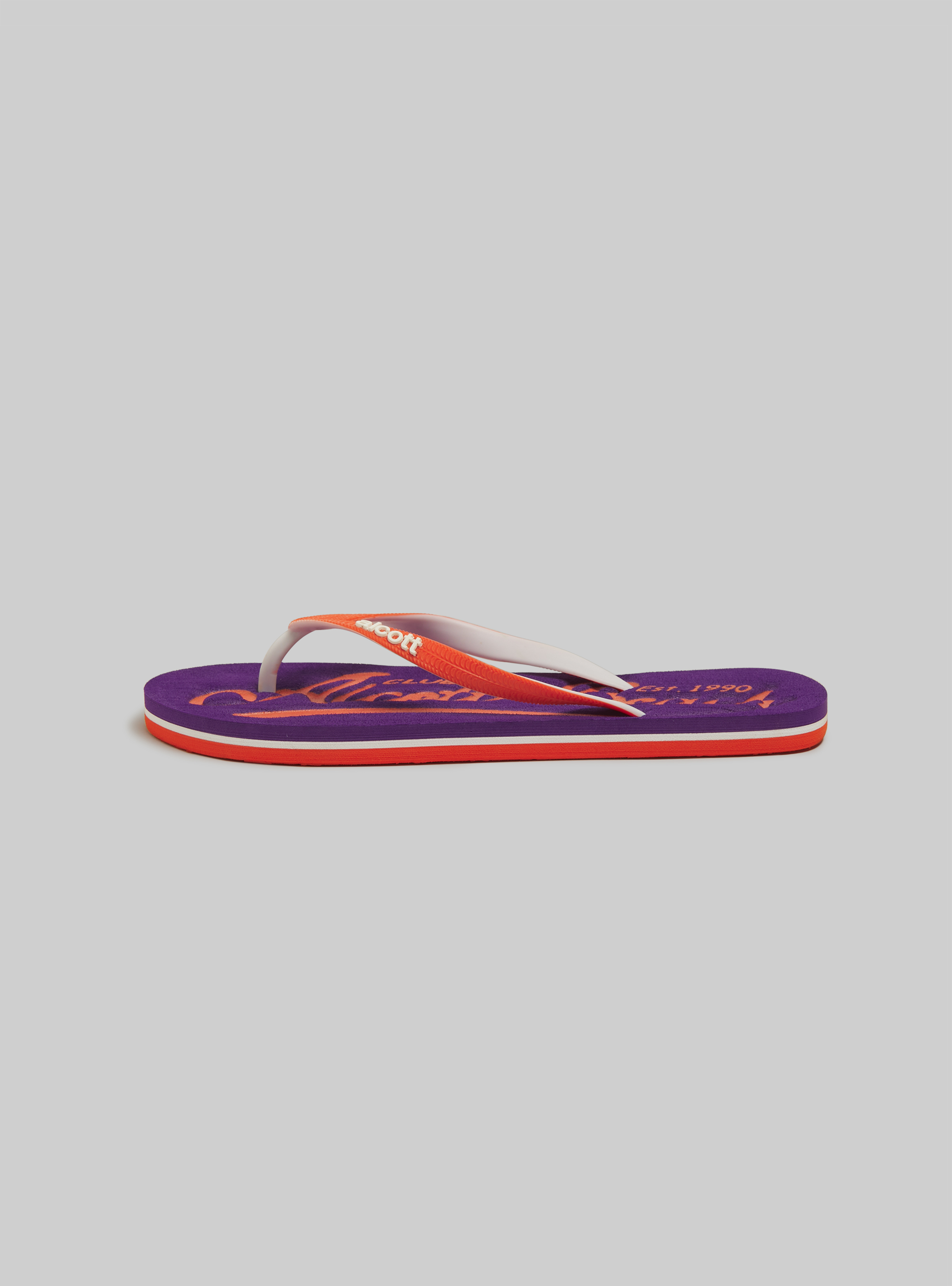 Flip-Flops mit Logo, C4453 PURPLE