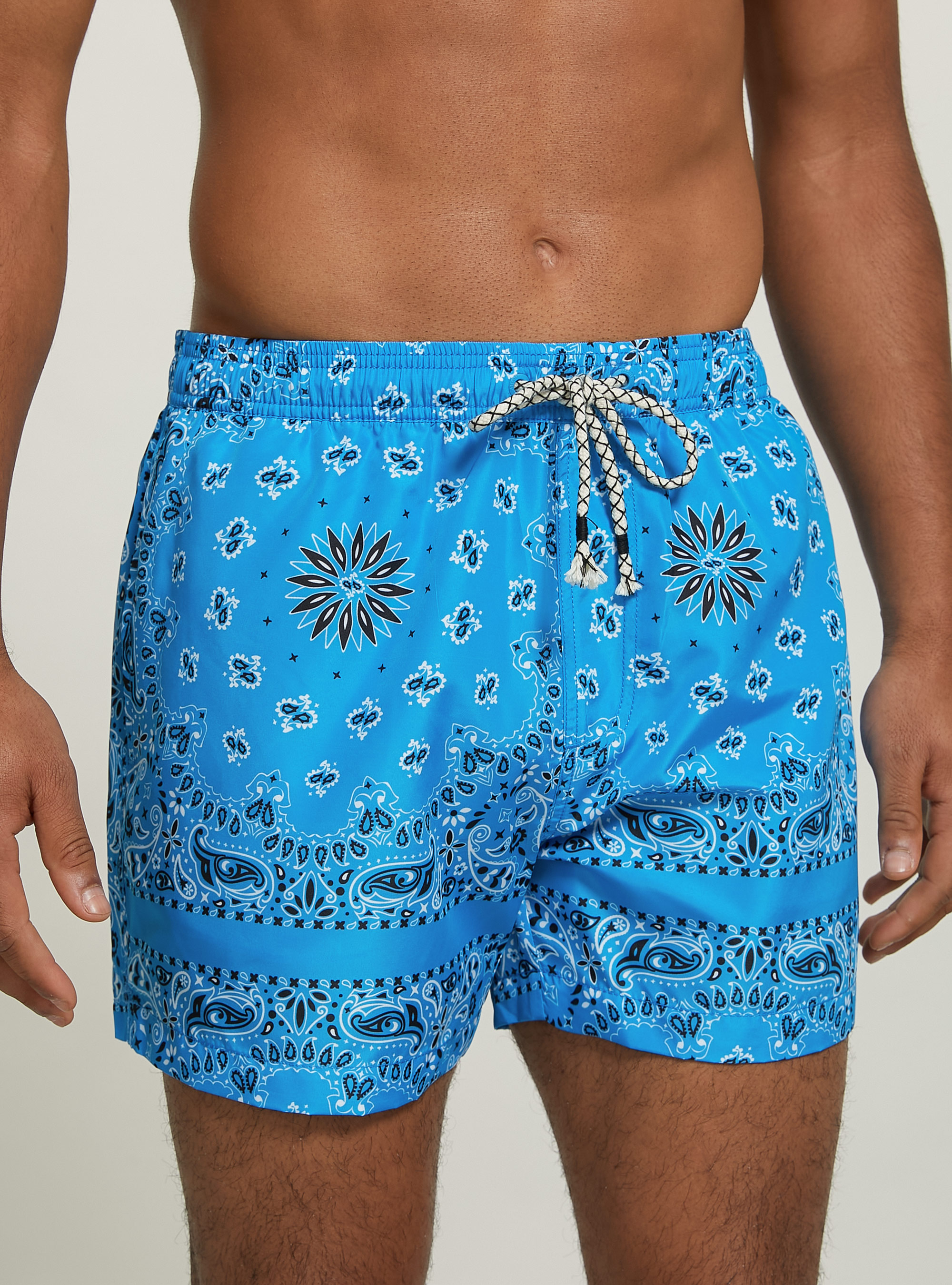 Costume con stampa Paisley, AZ2 AZURE MEDIUM