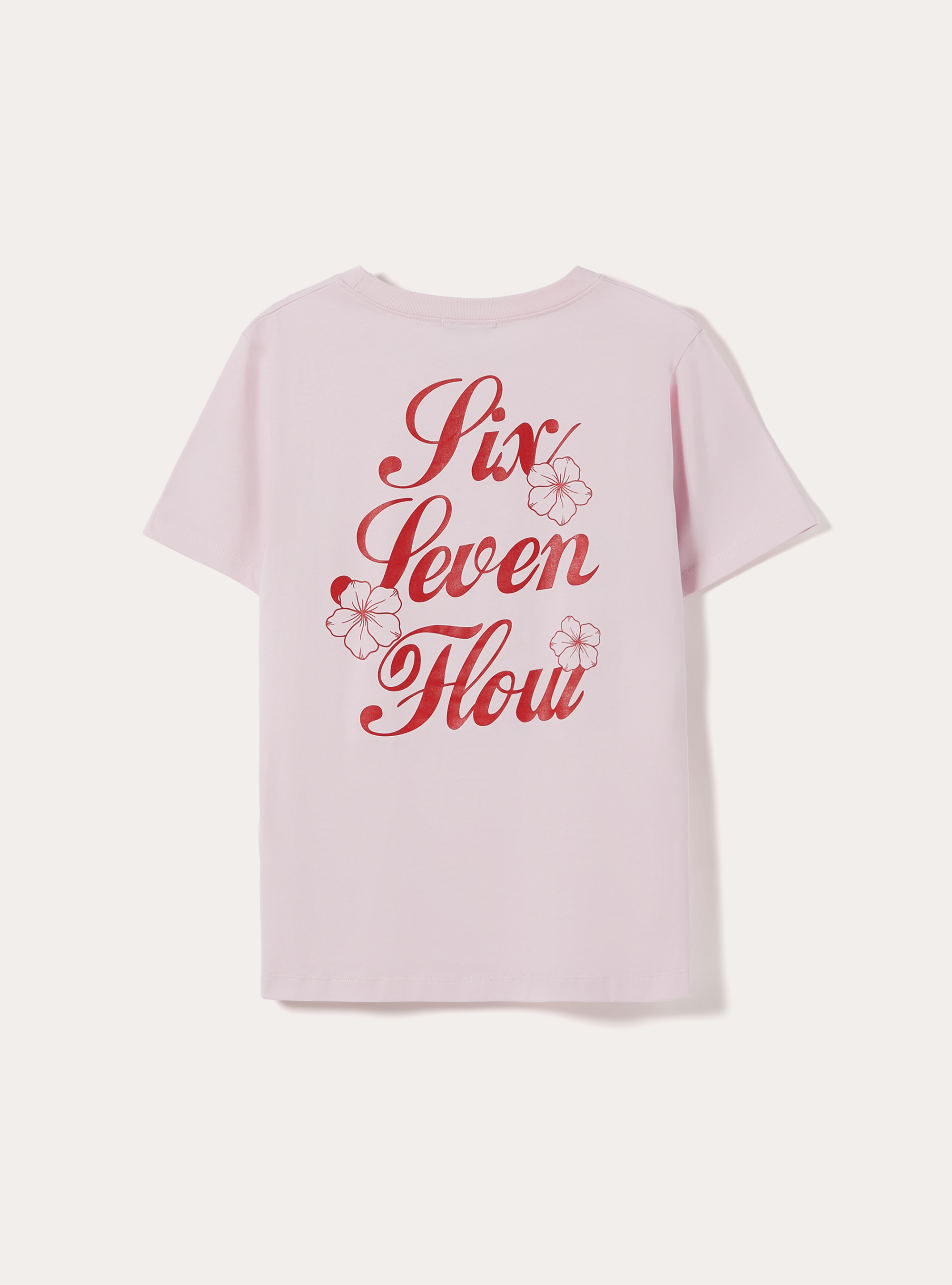 T-shirt regular con stampa numero, PK3 PINK LIGHT