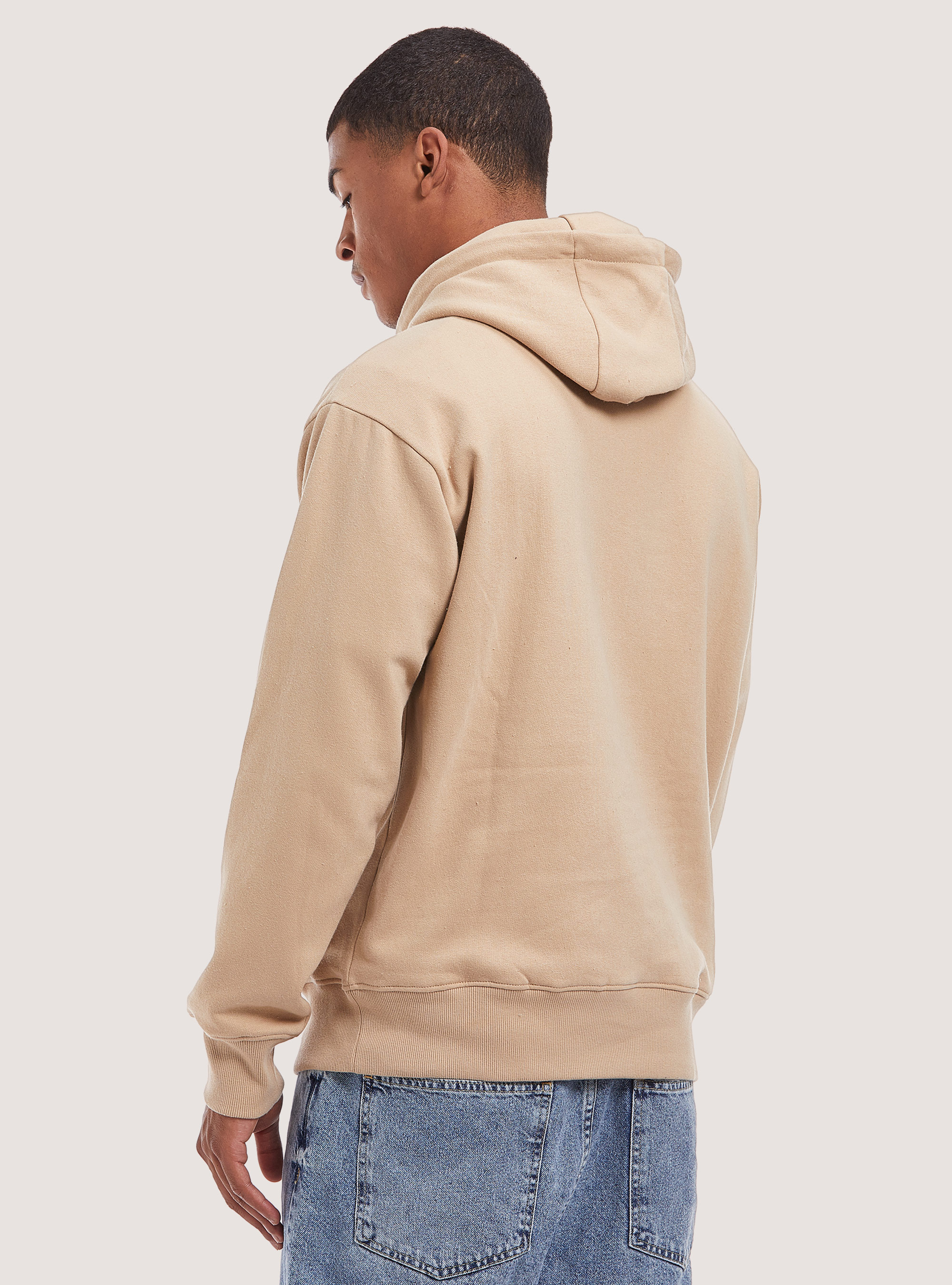 College Print Hoodie, BG2 BEIGE MEDIUM