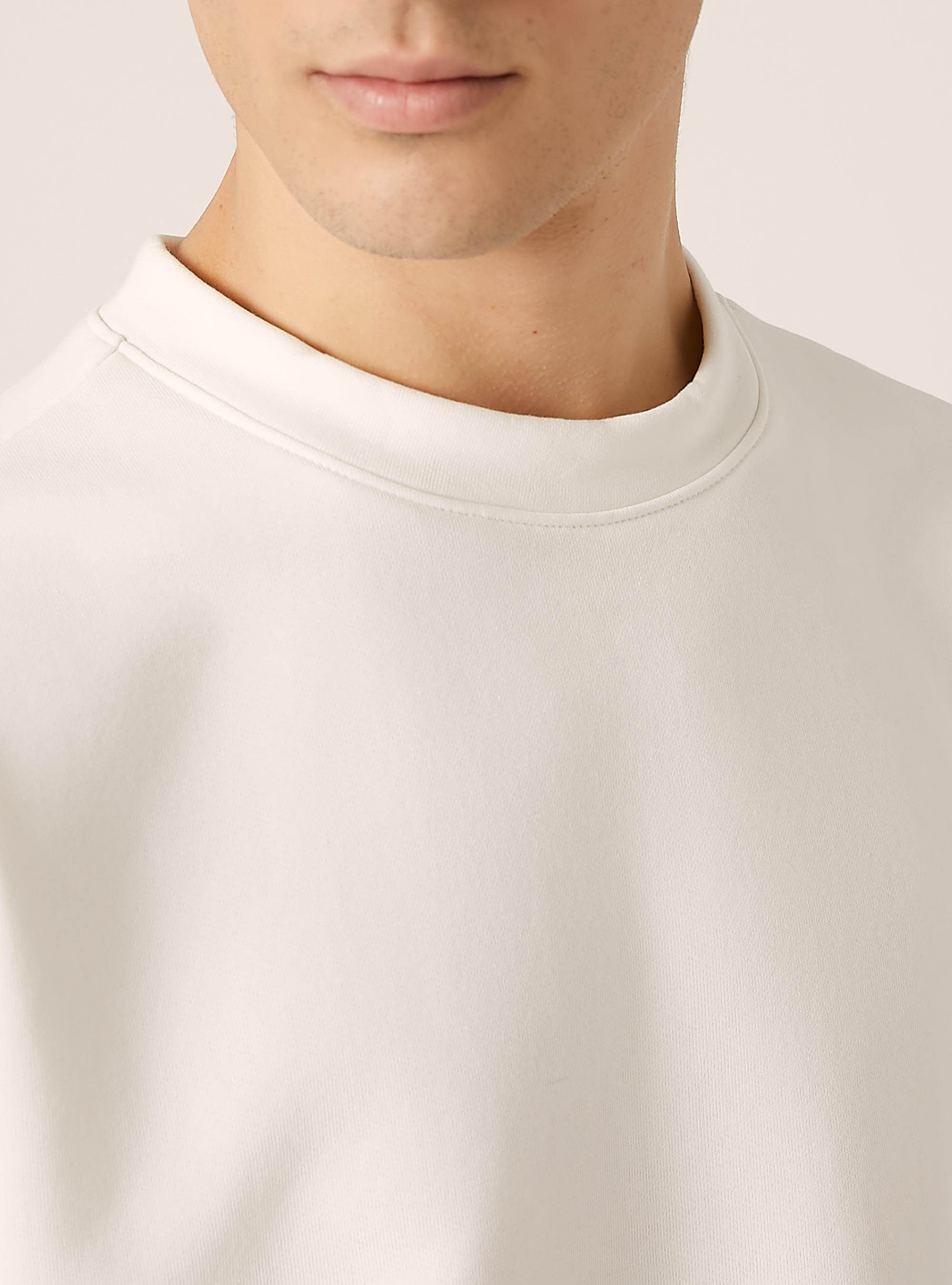 T-shirt boxy en peluche, WH2 WHITE