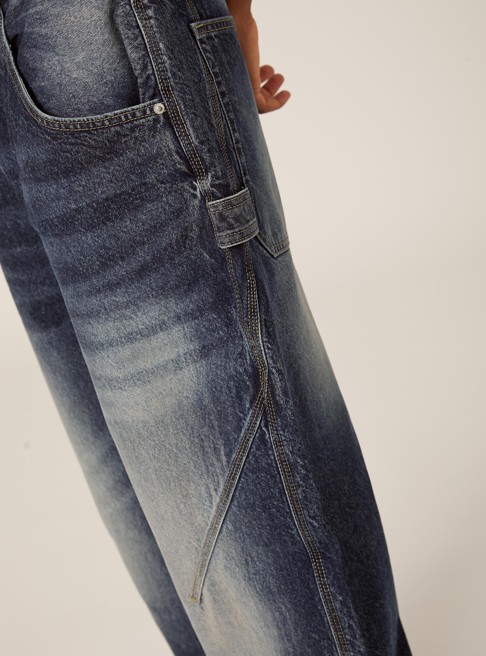 Jeans baloon, D003 MEDIUM BLUE