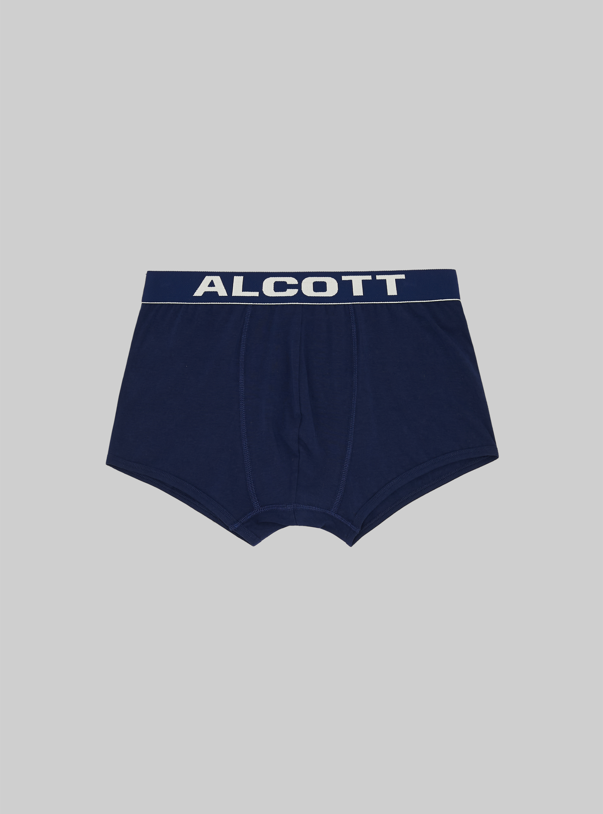 Boxer in cotone elasticizzato con logo, NA2 NAVY MEDIUM