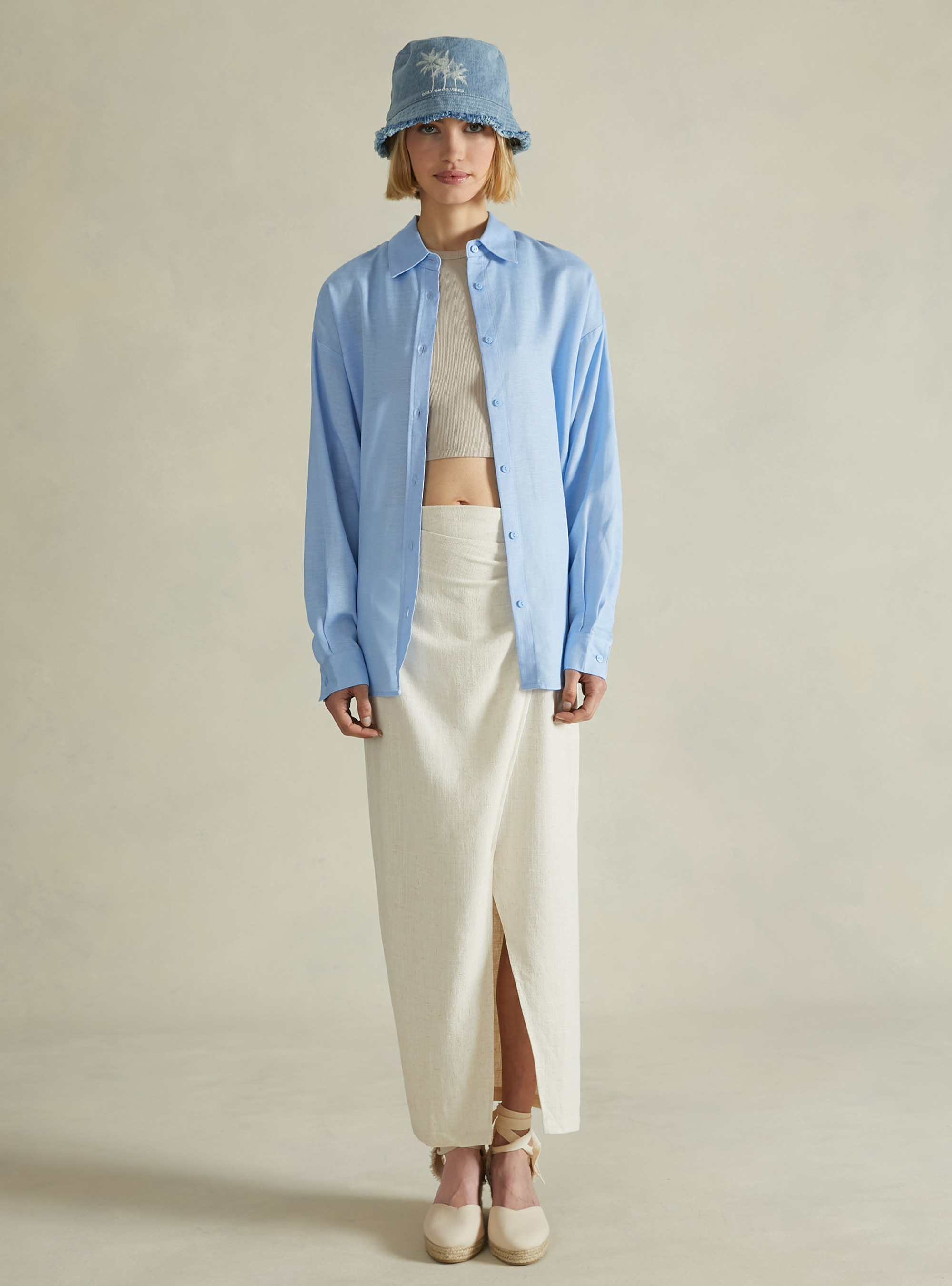 Chemise en lin coupe confort, AZ3 AZURE LIGHT