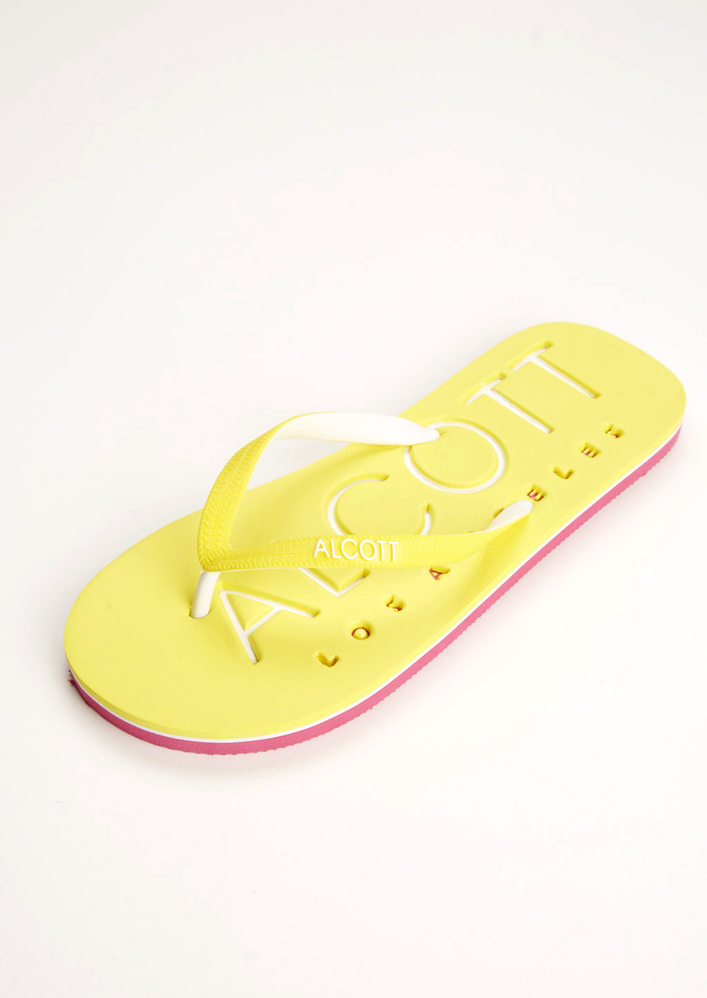 Sandali bassi infradito, C7750 YELLOW