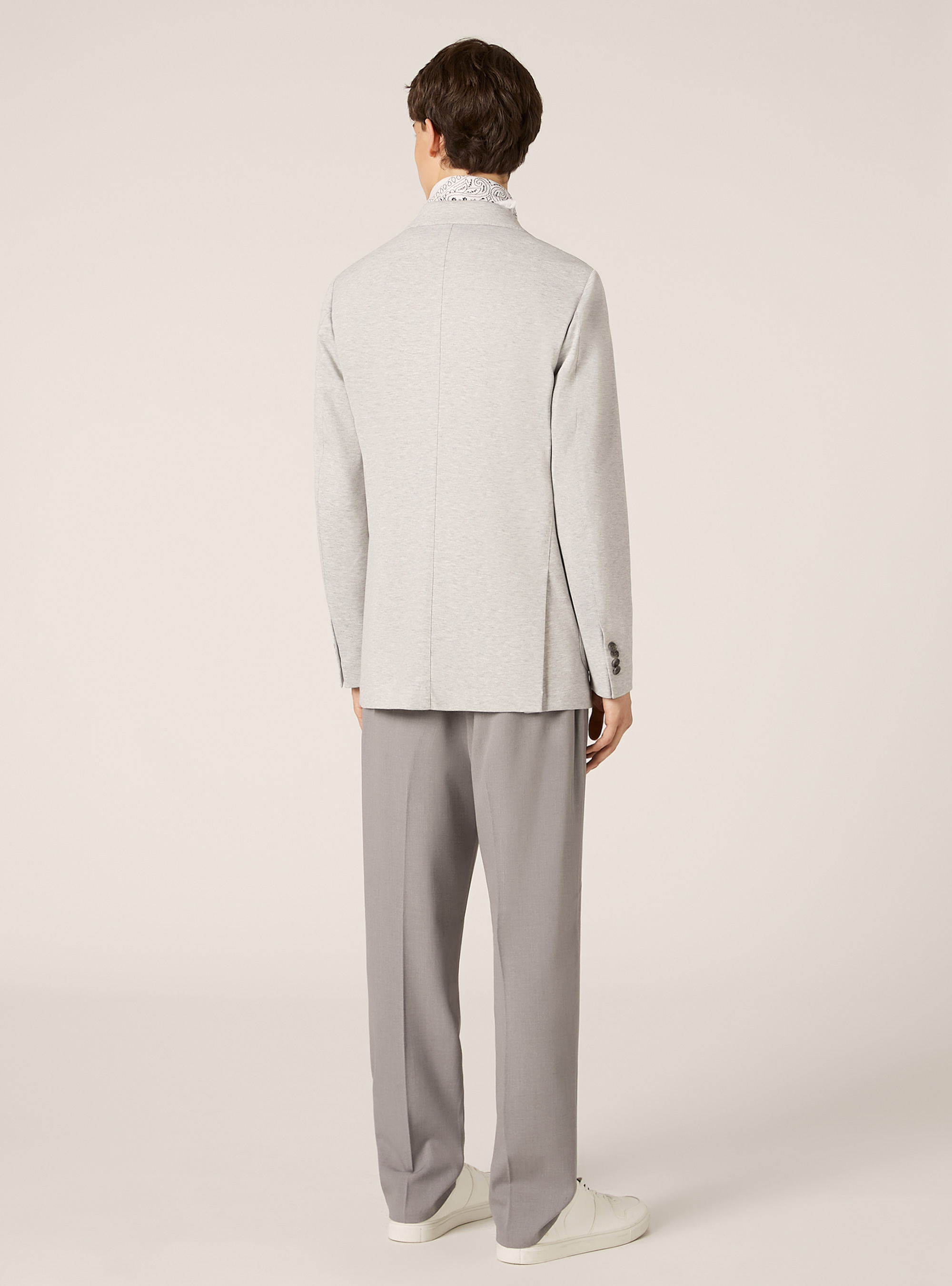 Jersey jacket, MGY3 GREY MEL LIGHT