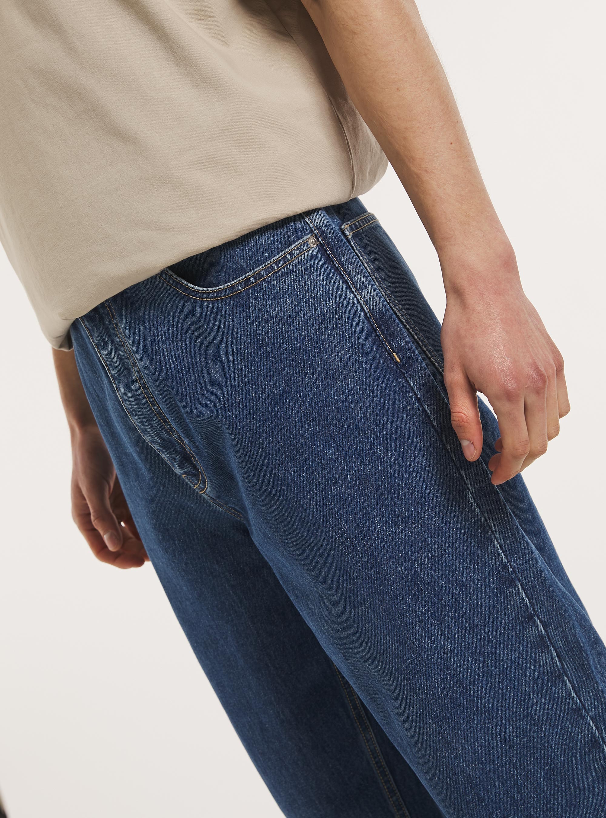 Baggy fit jeans, D004 MEDIUM LIGHT BLUE