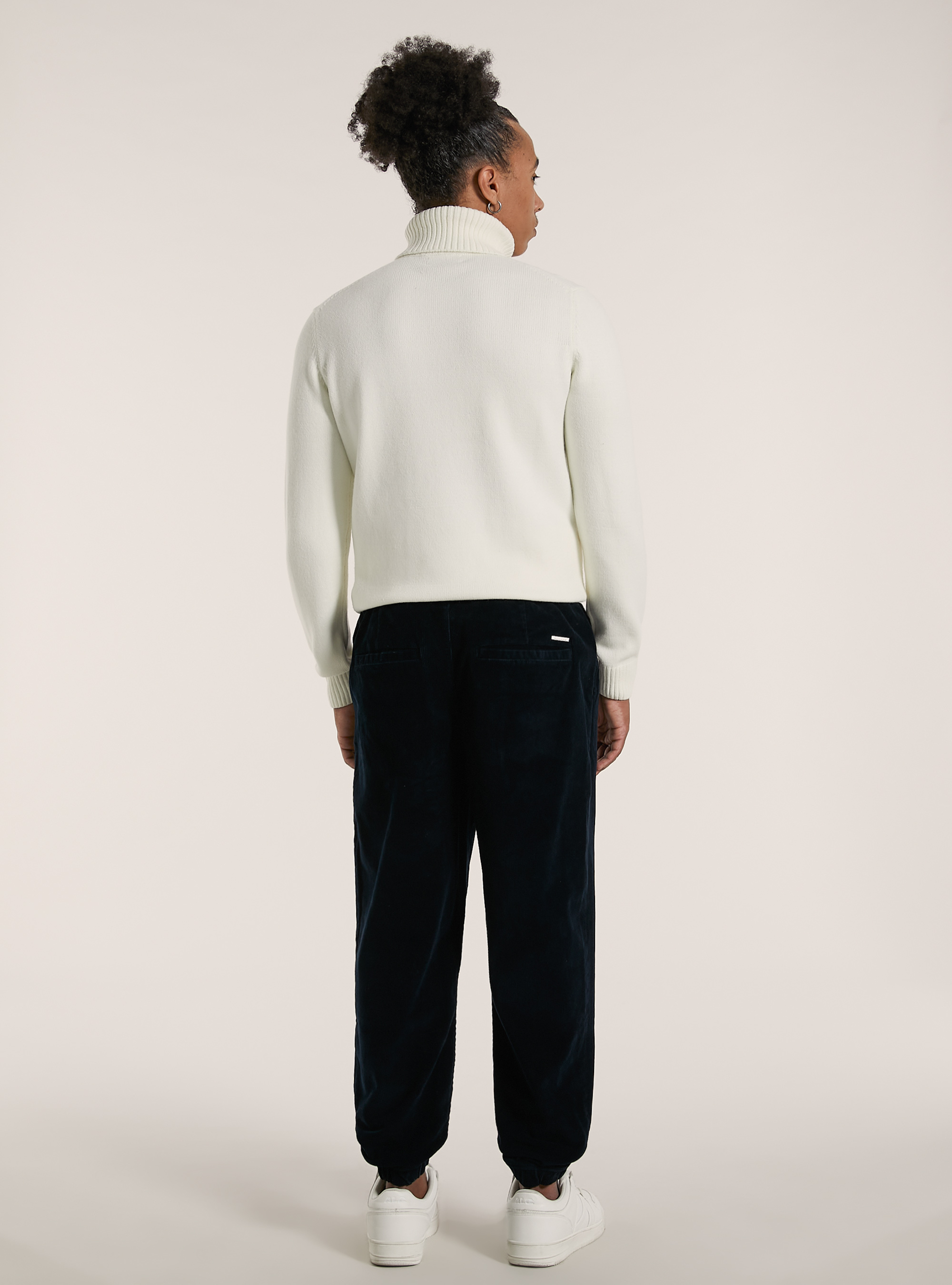 Pantalon de jogging en velours cotelé, NA1 NAVY DARK