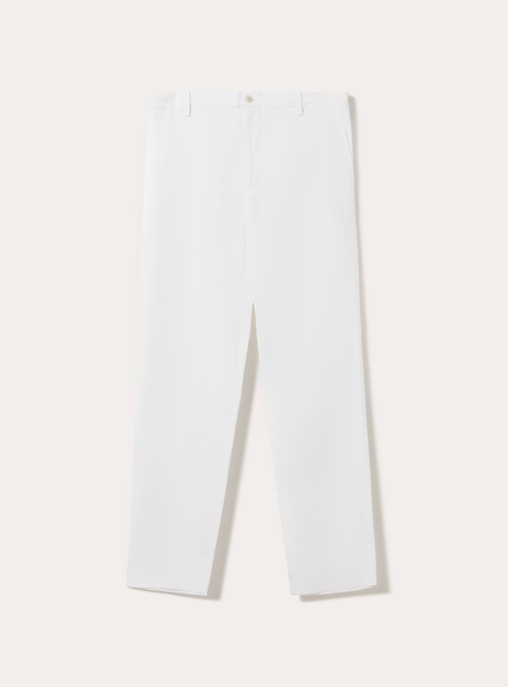 Linen blend chinos, WH1 OFF WHITE