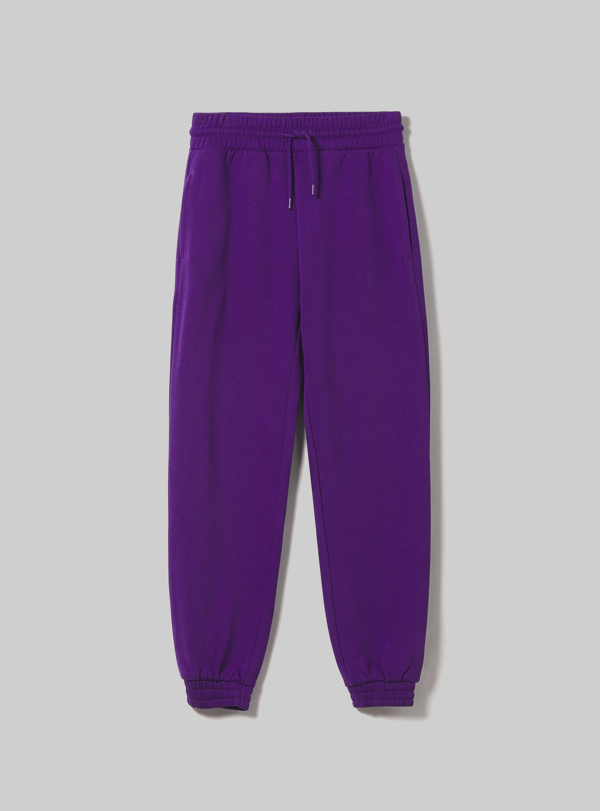 Plush jogger trousers, VI1 VIOLET DARK