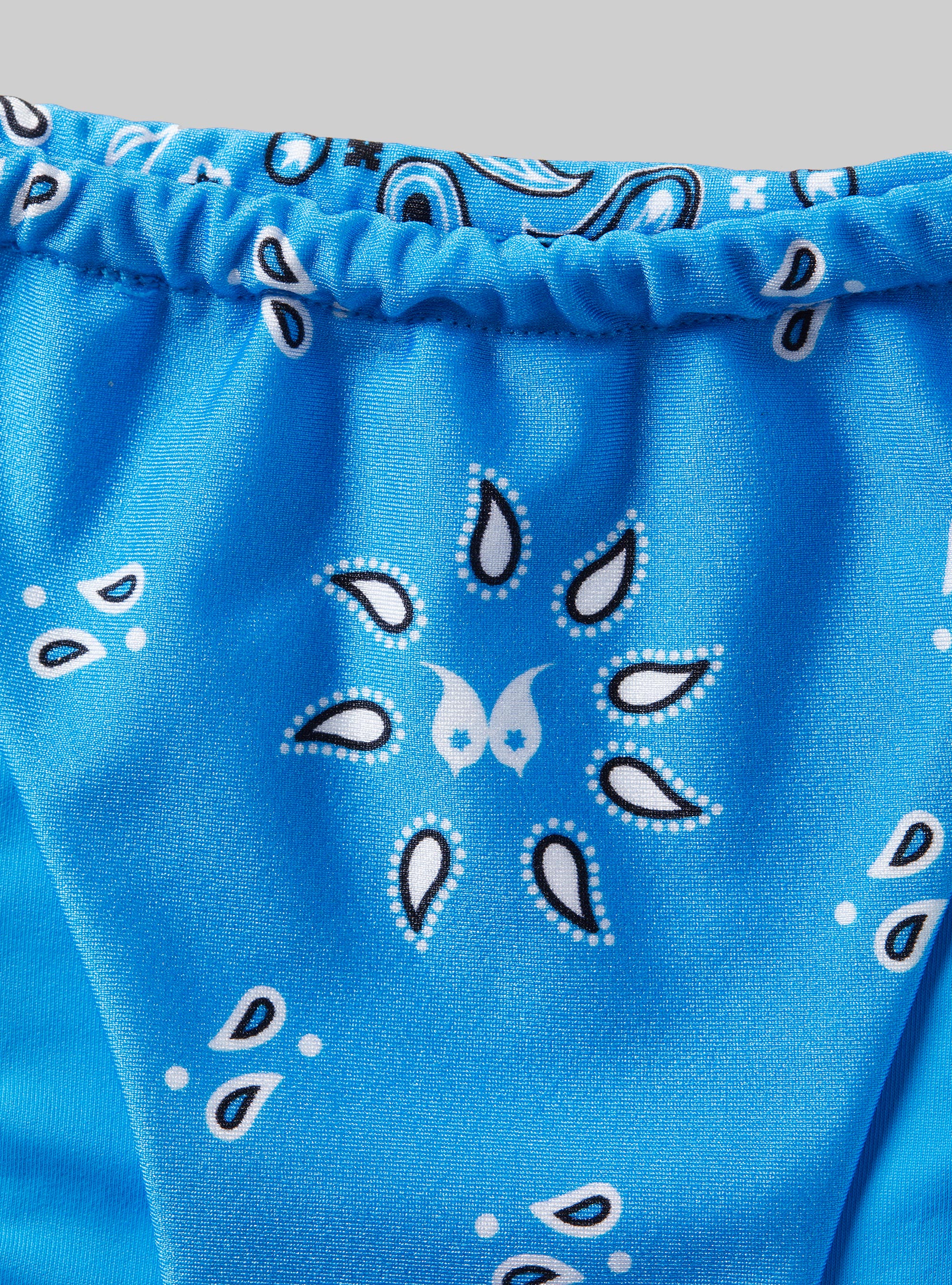 Slip de bikini à bretelles en tissu recycle, PAISLEY