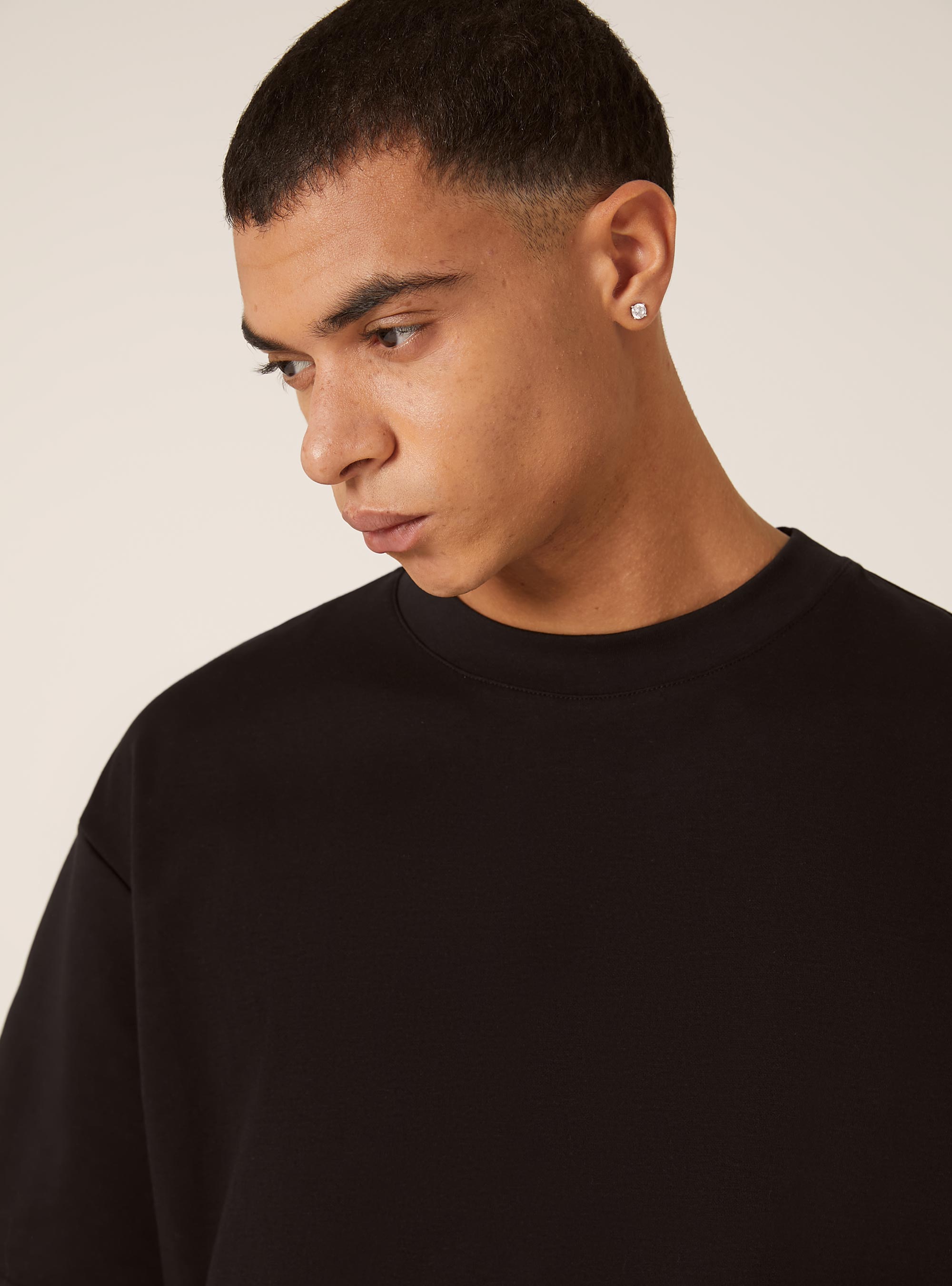 T-shirt en jersey AIRes, BK1 BLACK