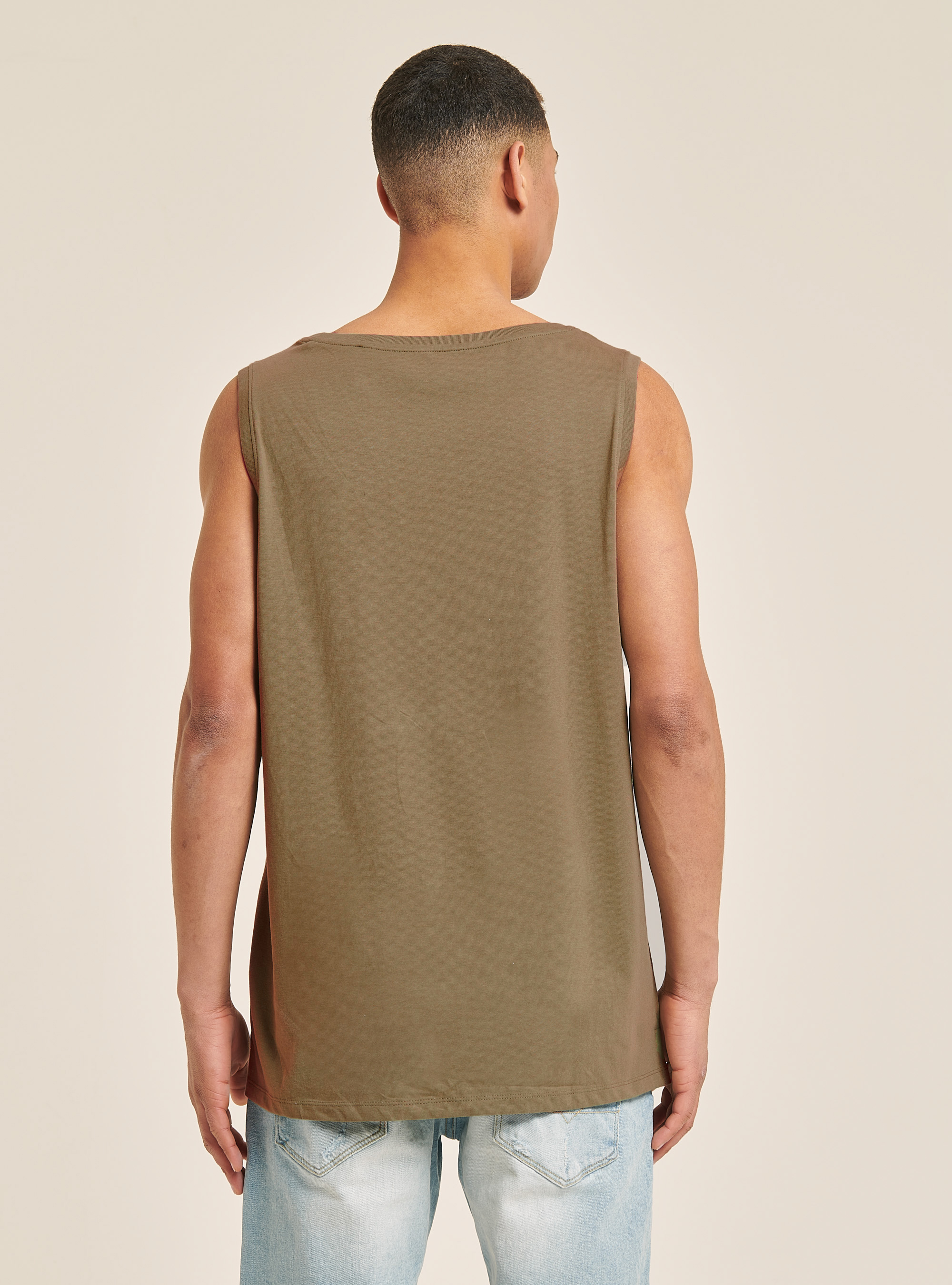 Débardeur basique de couleur unie, C5511 TOBACCO