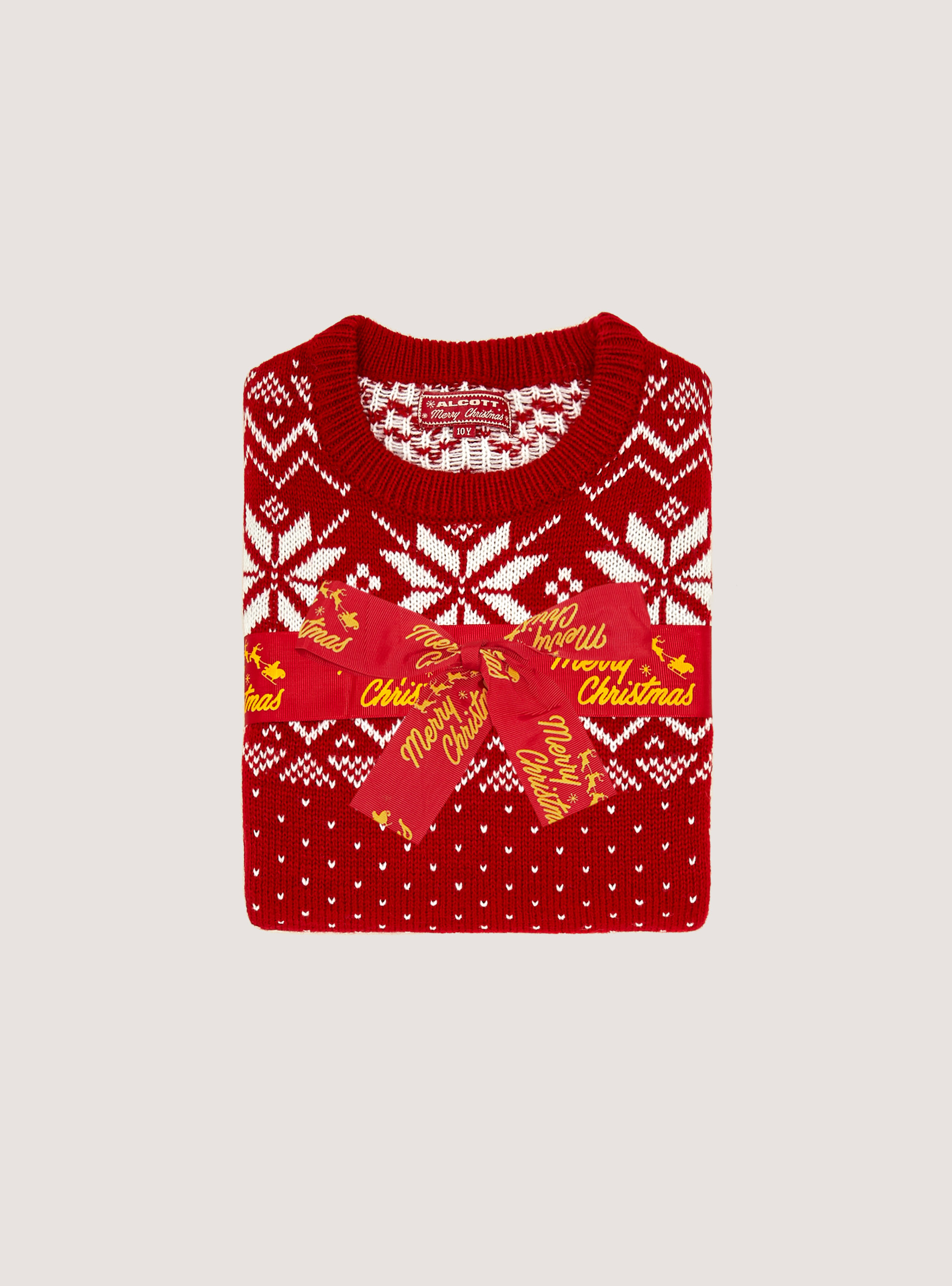 Christmas Family Collection Mini Me Pullover, RD2 RED MEDIUM