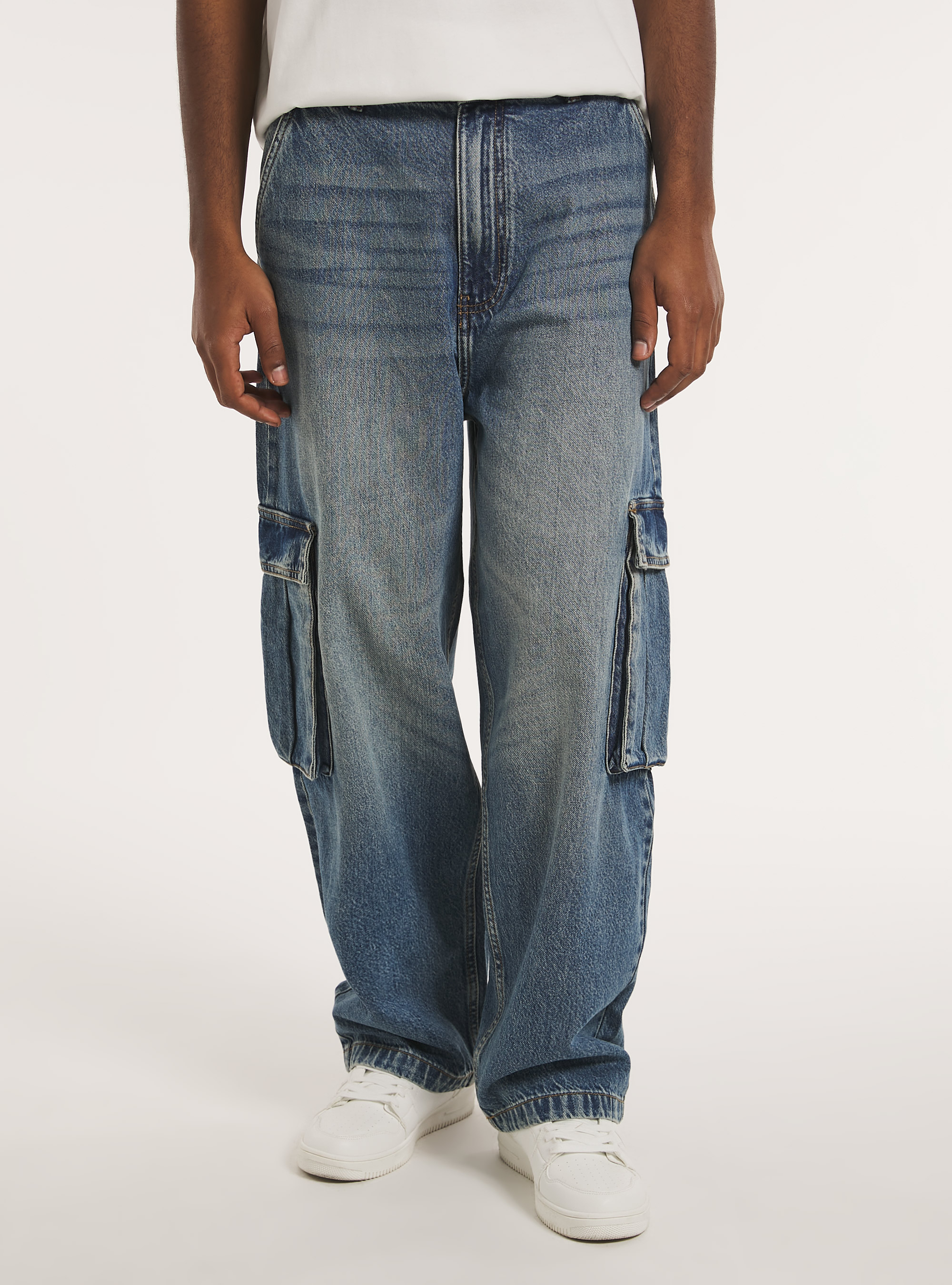 9090 x Centimeter Stitch Cargo Denim – YZ