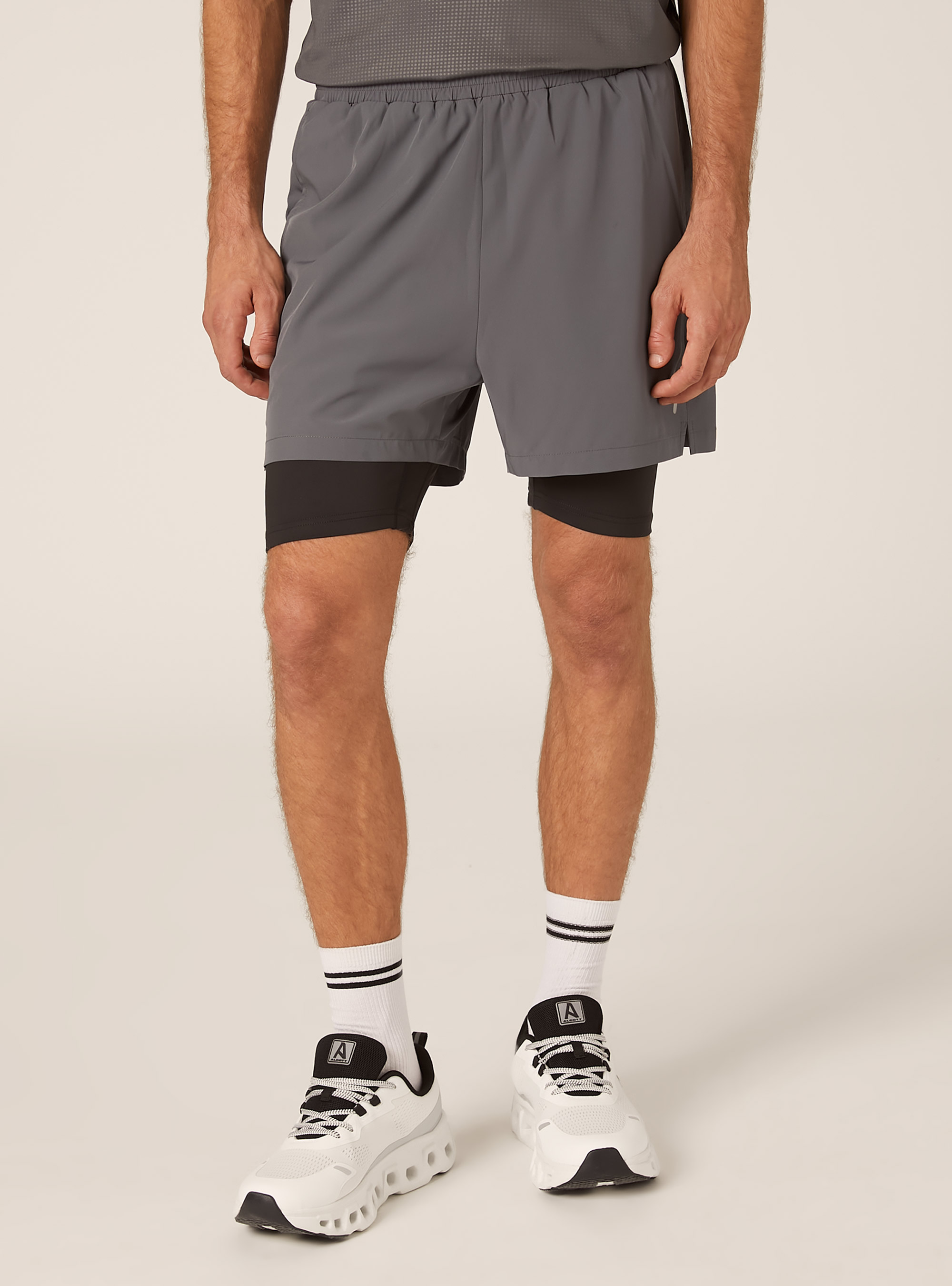 Bermuda avec culotte Athletic capsule, GY1 GREY DARK