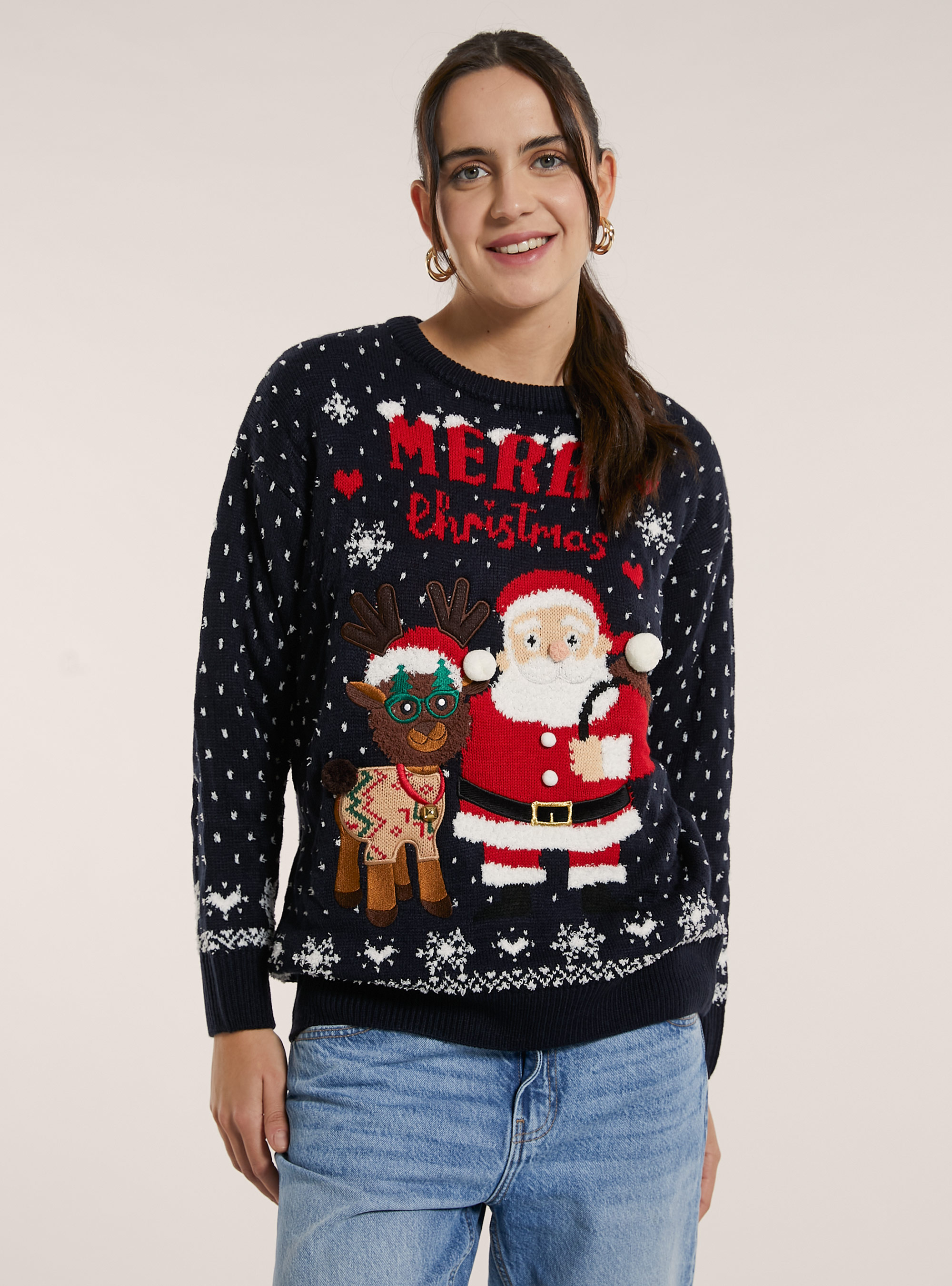 Pullover Christmas Family Collection, NA1 NAVY DARK