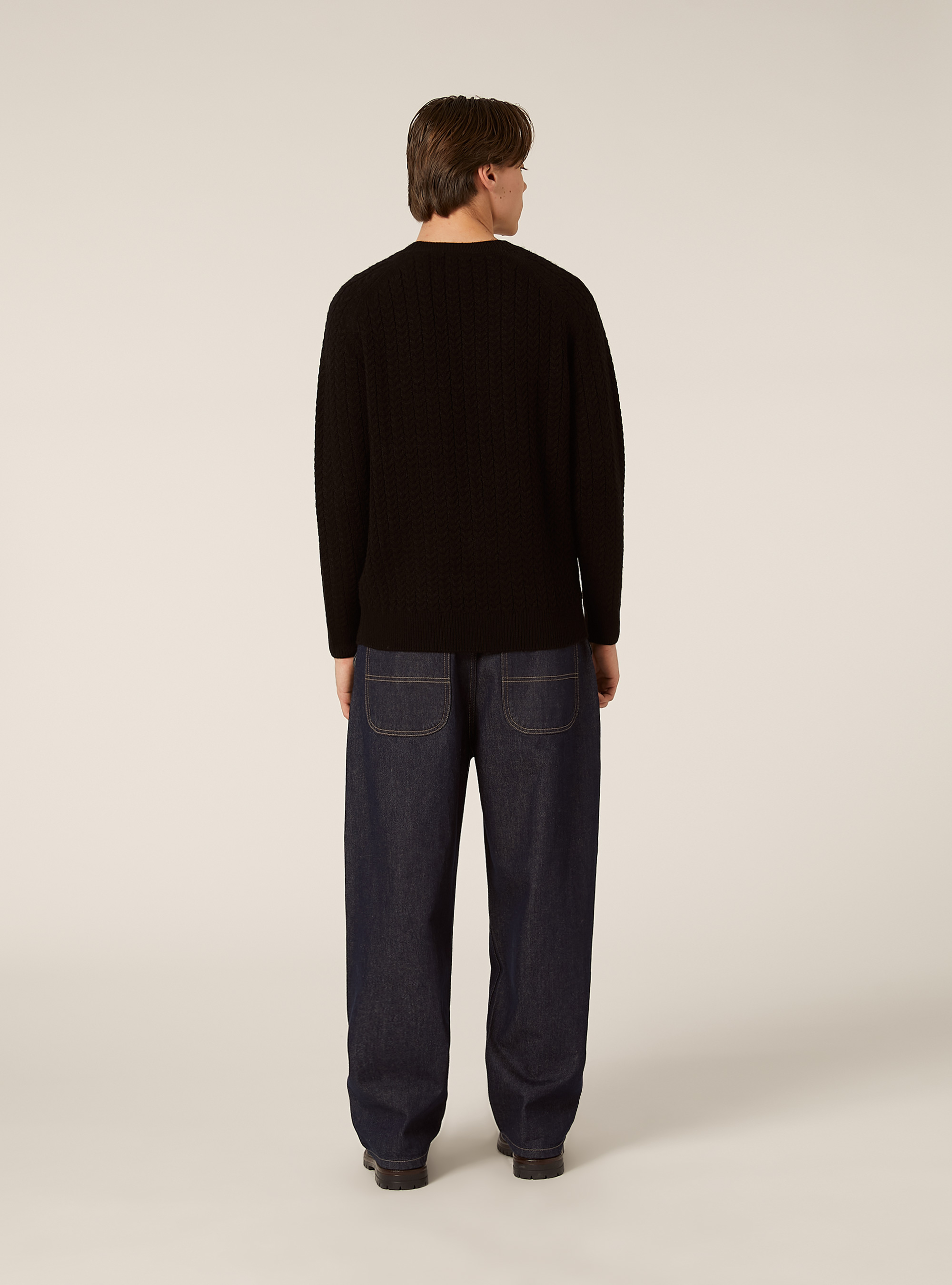 Maglione girocollo, BK1 BLACK