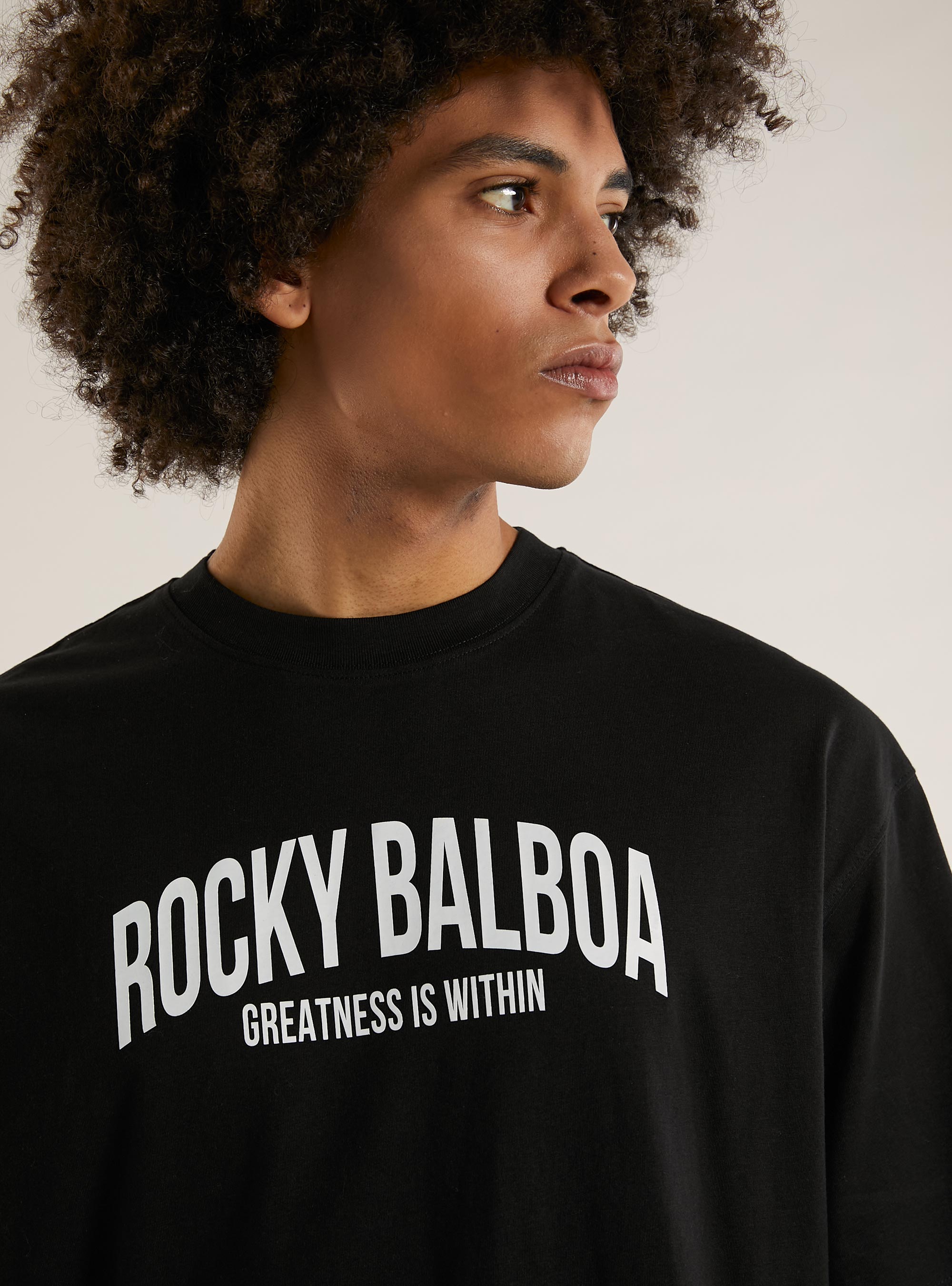 Rocky Balboa Alcott T Shirt im Boxy Schnitt Alcott T Shirts Uomo