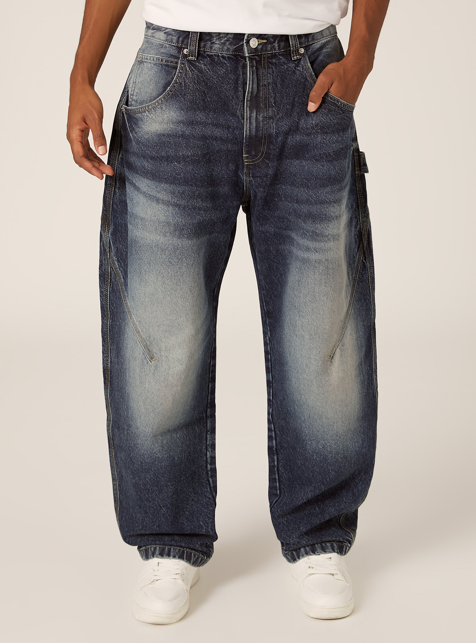 Jeans baloon, D003 MEDIUM BLUE