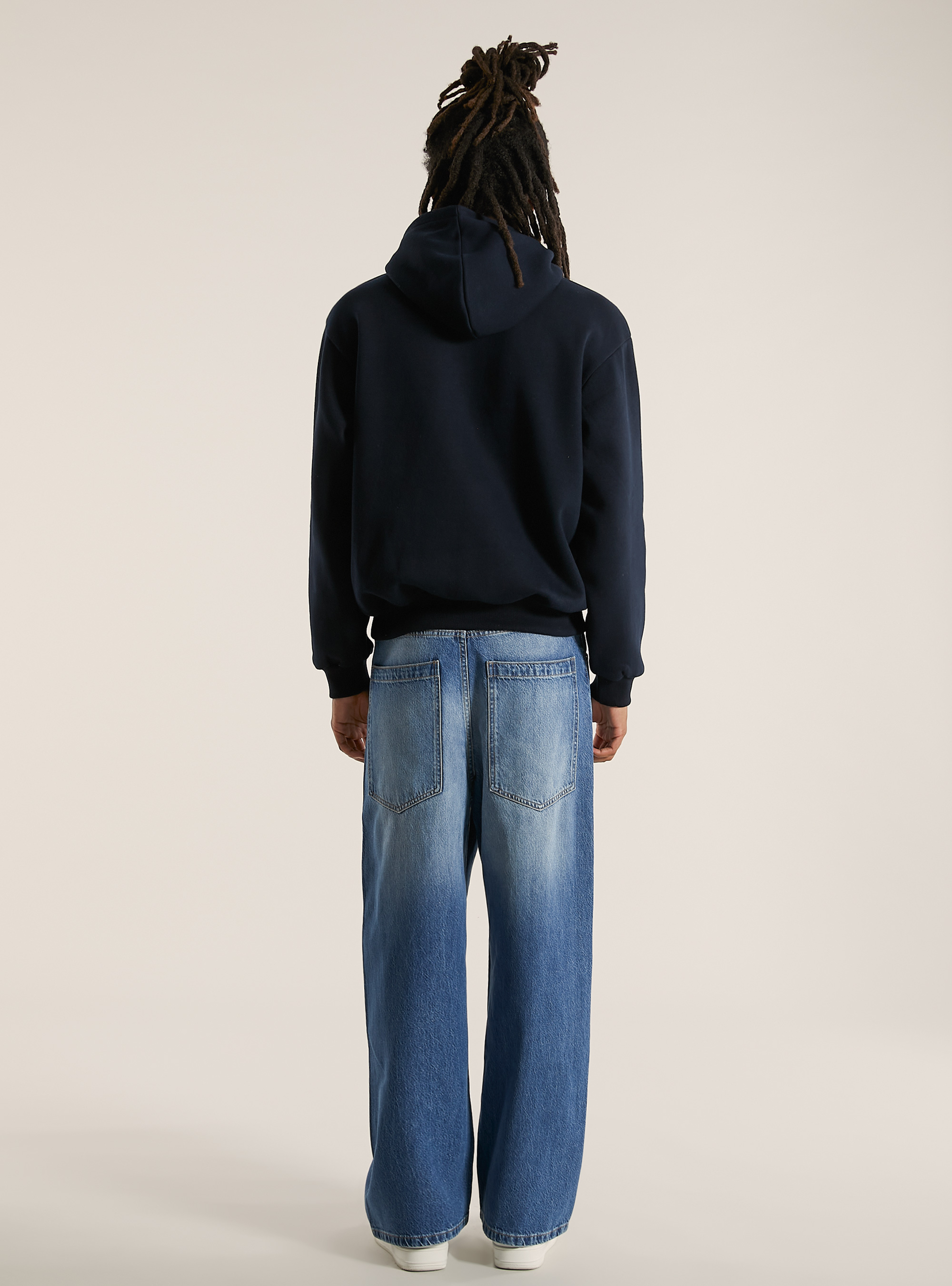 Sudadera con capucha Boxy Fit, NA1 NAVY DARK