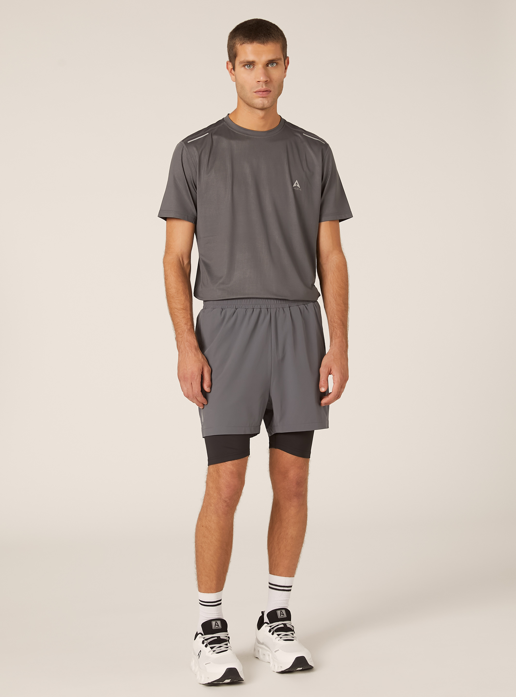 Bermuda con culotte Athletic capsule, GY1 GREY DARK