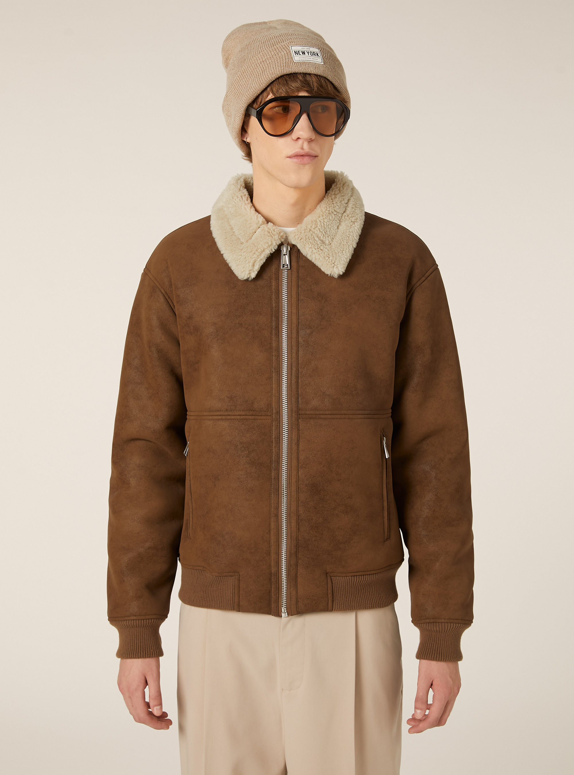 Montone effetto nabook, BR2 BROWN MEDIUM