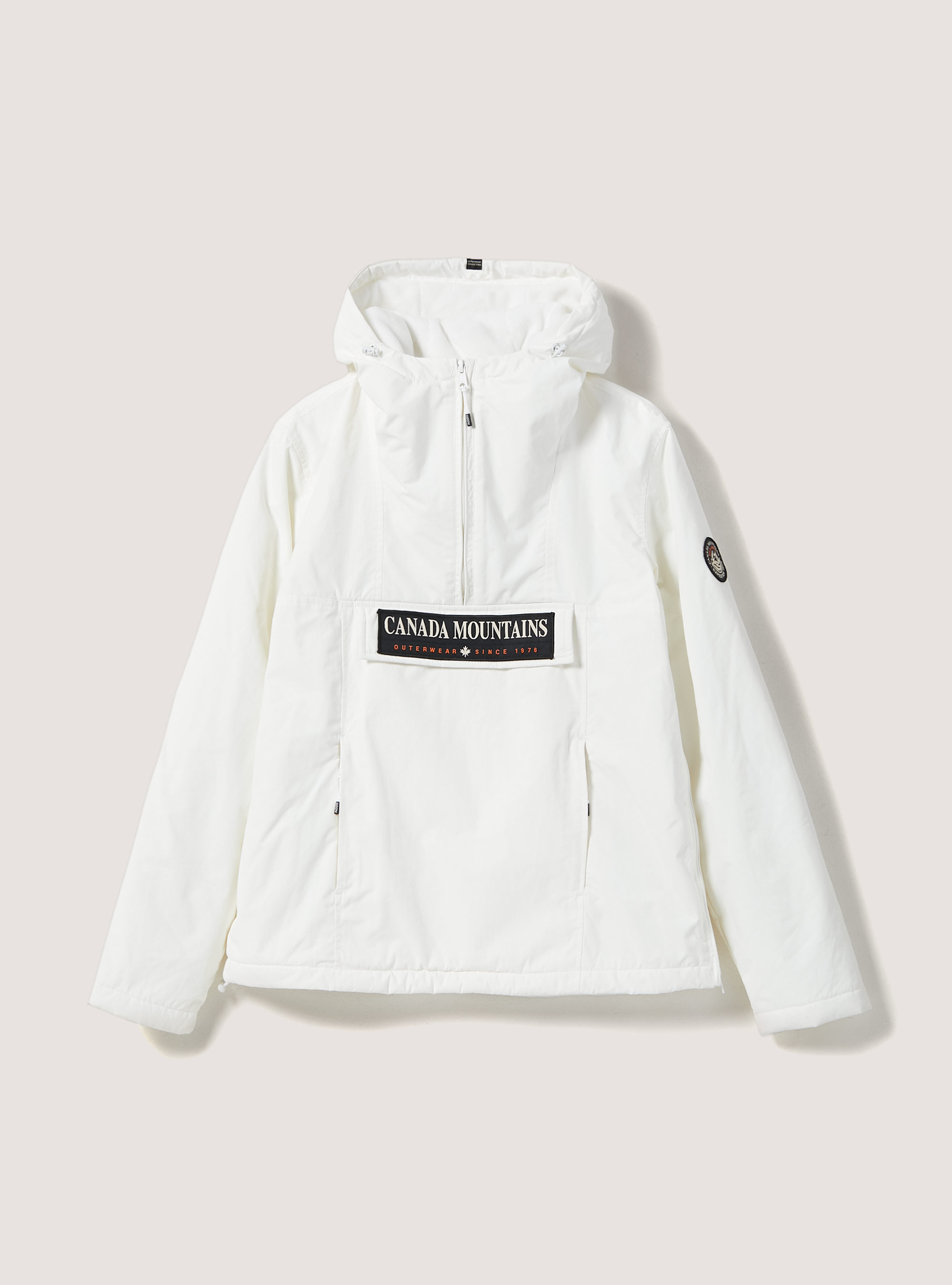 Anorak jacket with recycled padding, WH2 WHITE