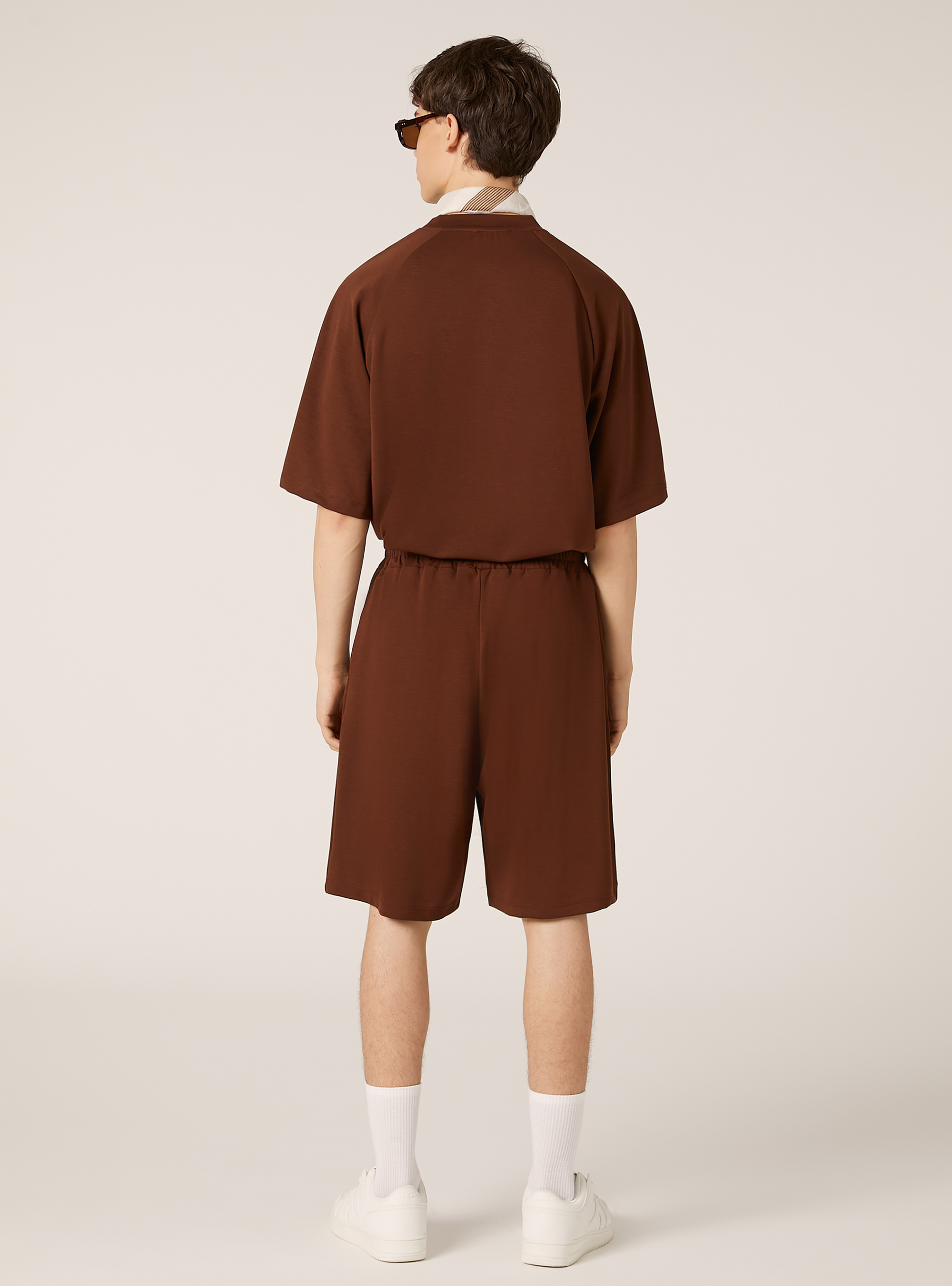 Bermudashorts in lockerer Passform, BR2 BROWN MEDIUM