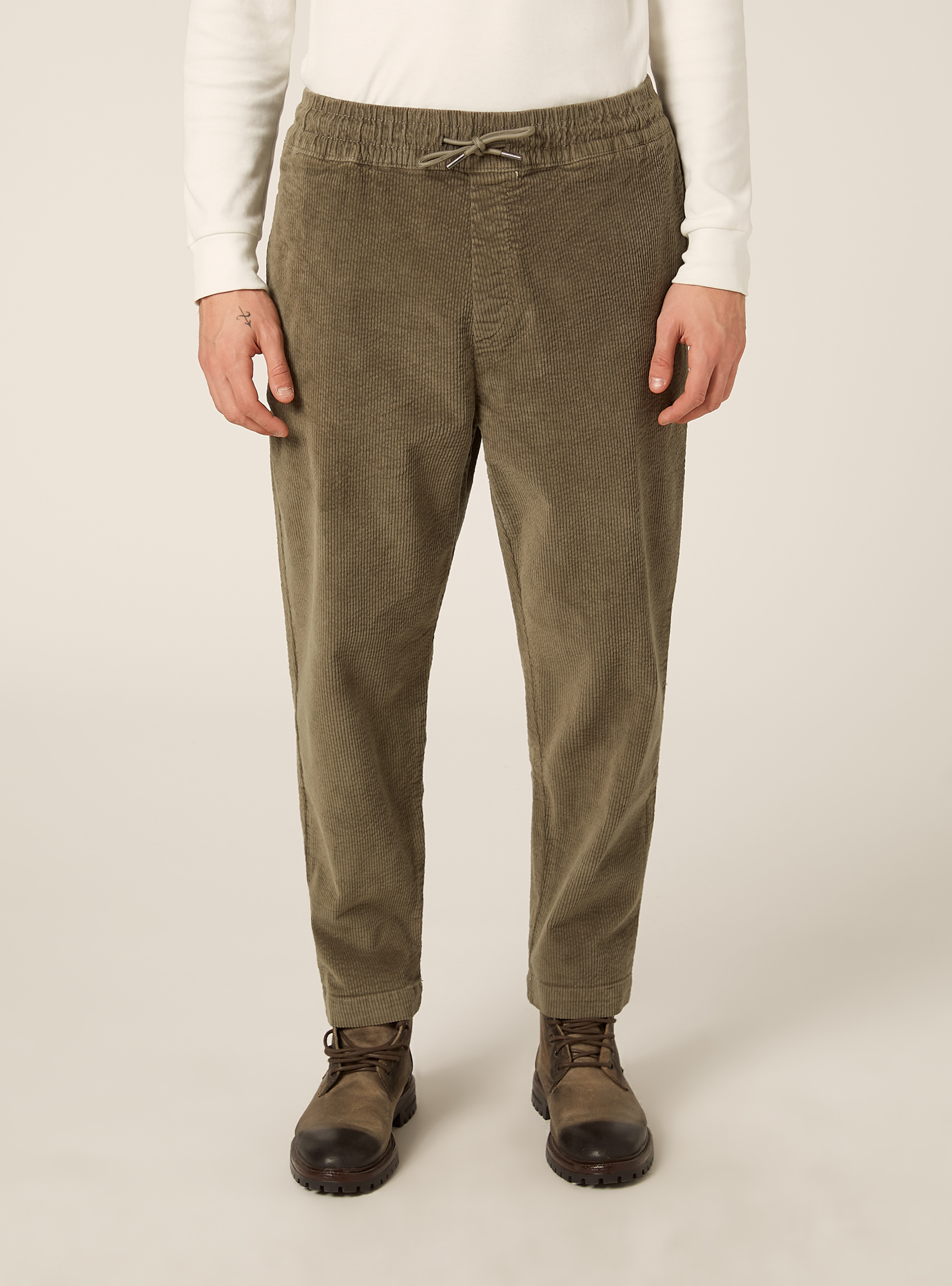 Pantalon jogger en velours cotel&eacute;, KY2 KAKY MEDIUM