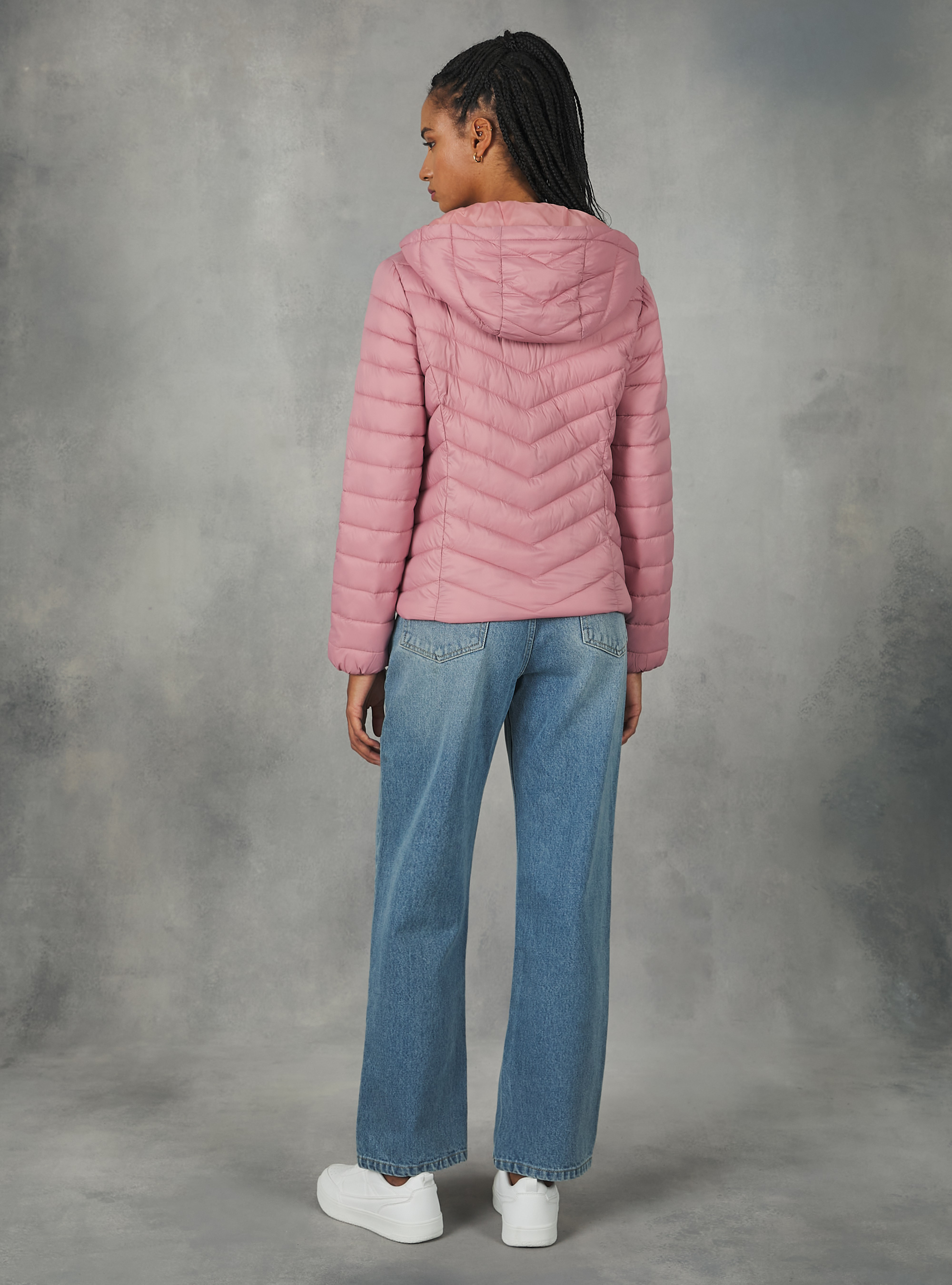 Jacket with recycled padding, PK2 PINK MEDIUM