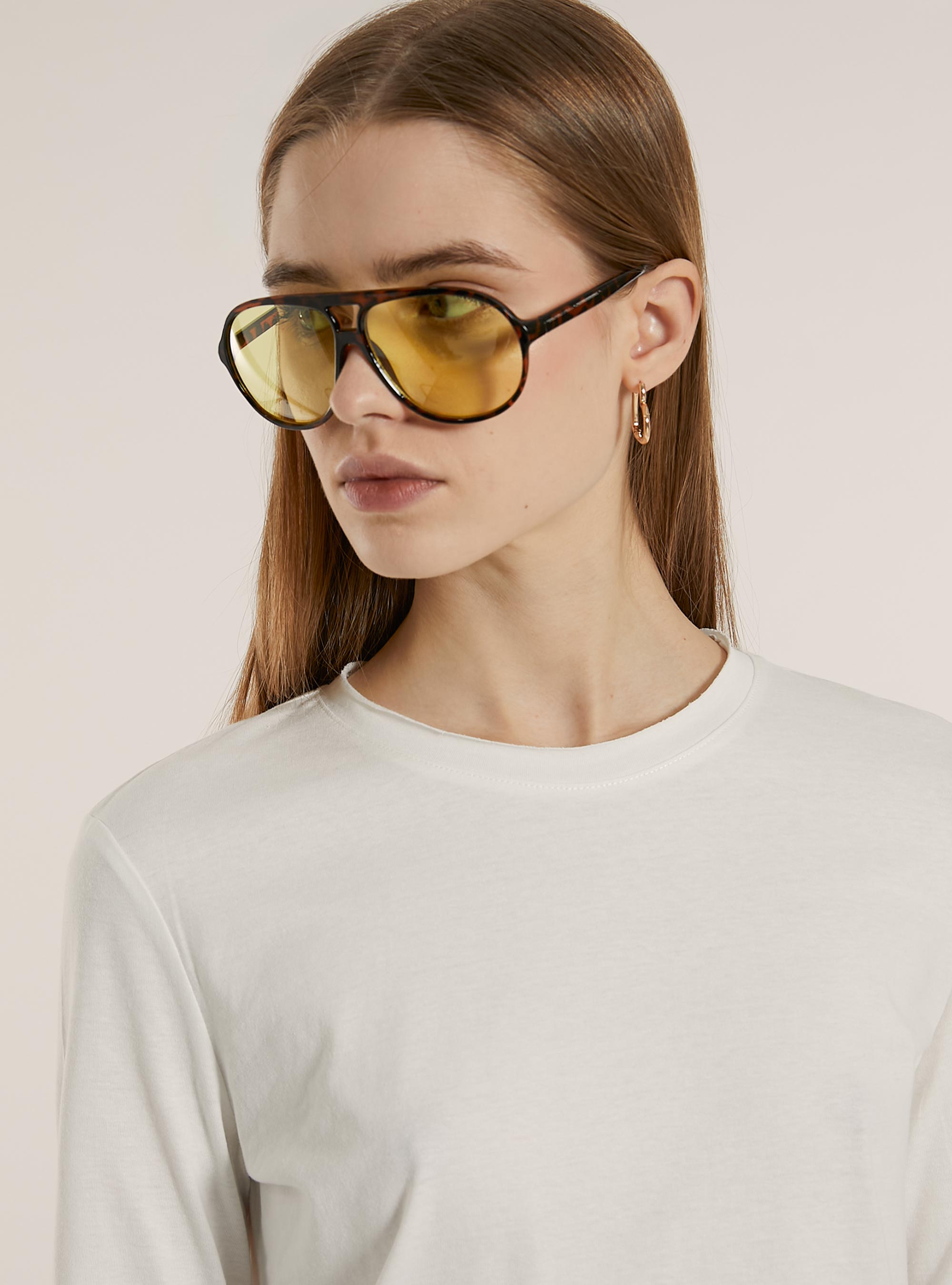 Basic long-sleeved T-shirt, WH2 WHITE