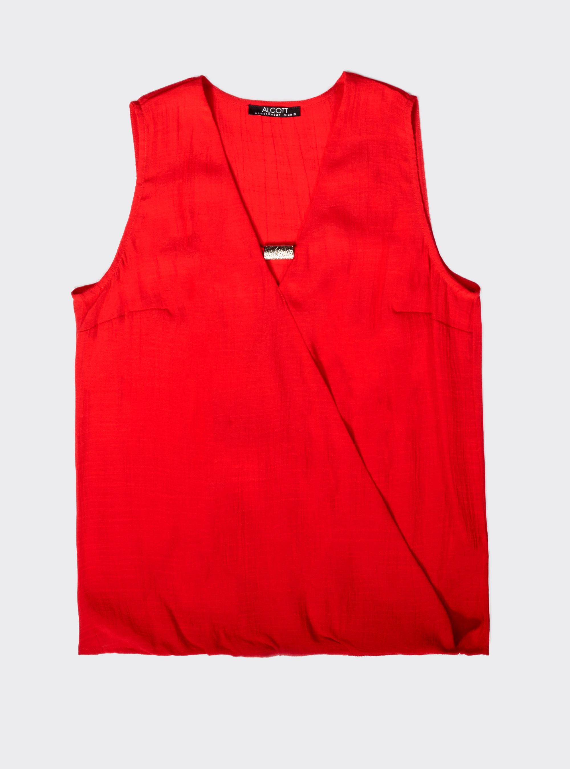 Haut avec bijou fantaisie, C4490 RED