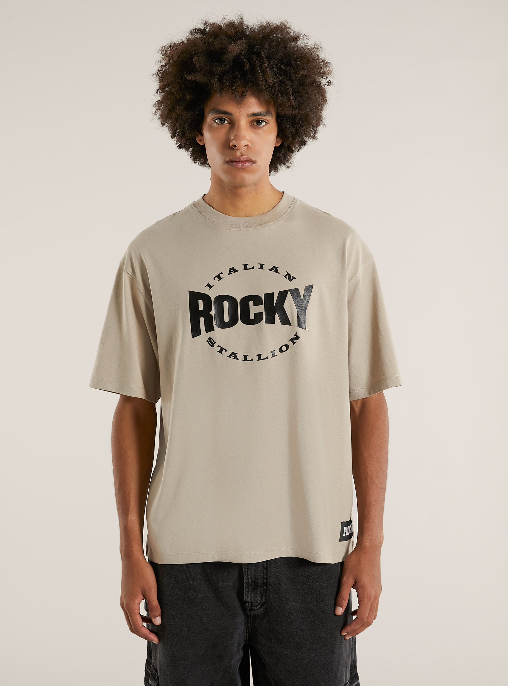 Rocky Balboa / Alcott boxy fit t-shirt, BG2 BEIGE MEDIUM