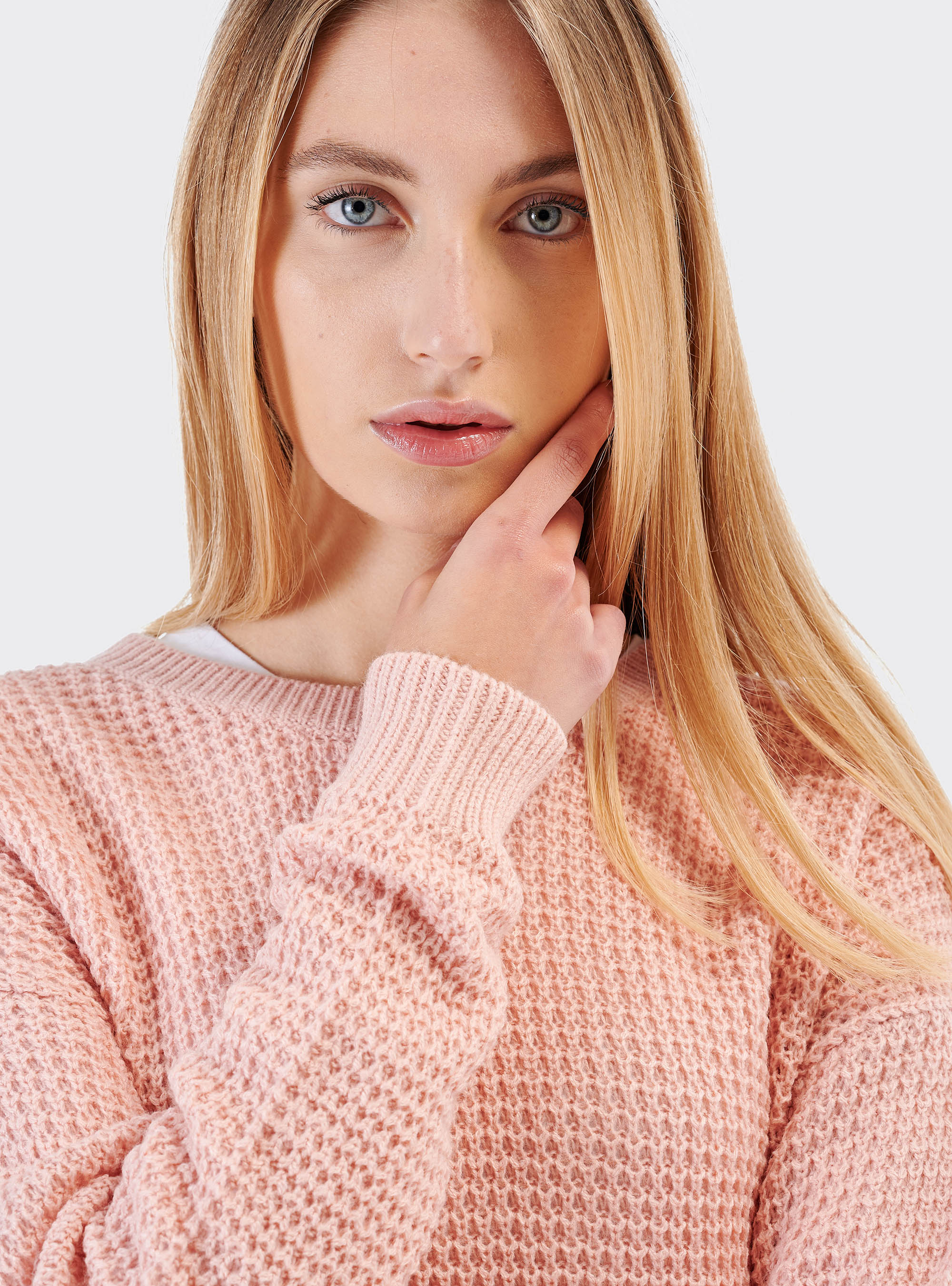 Oversized pullover, C501 PINK
