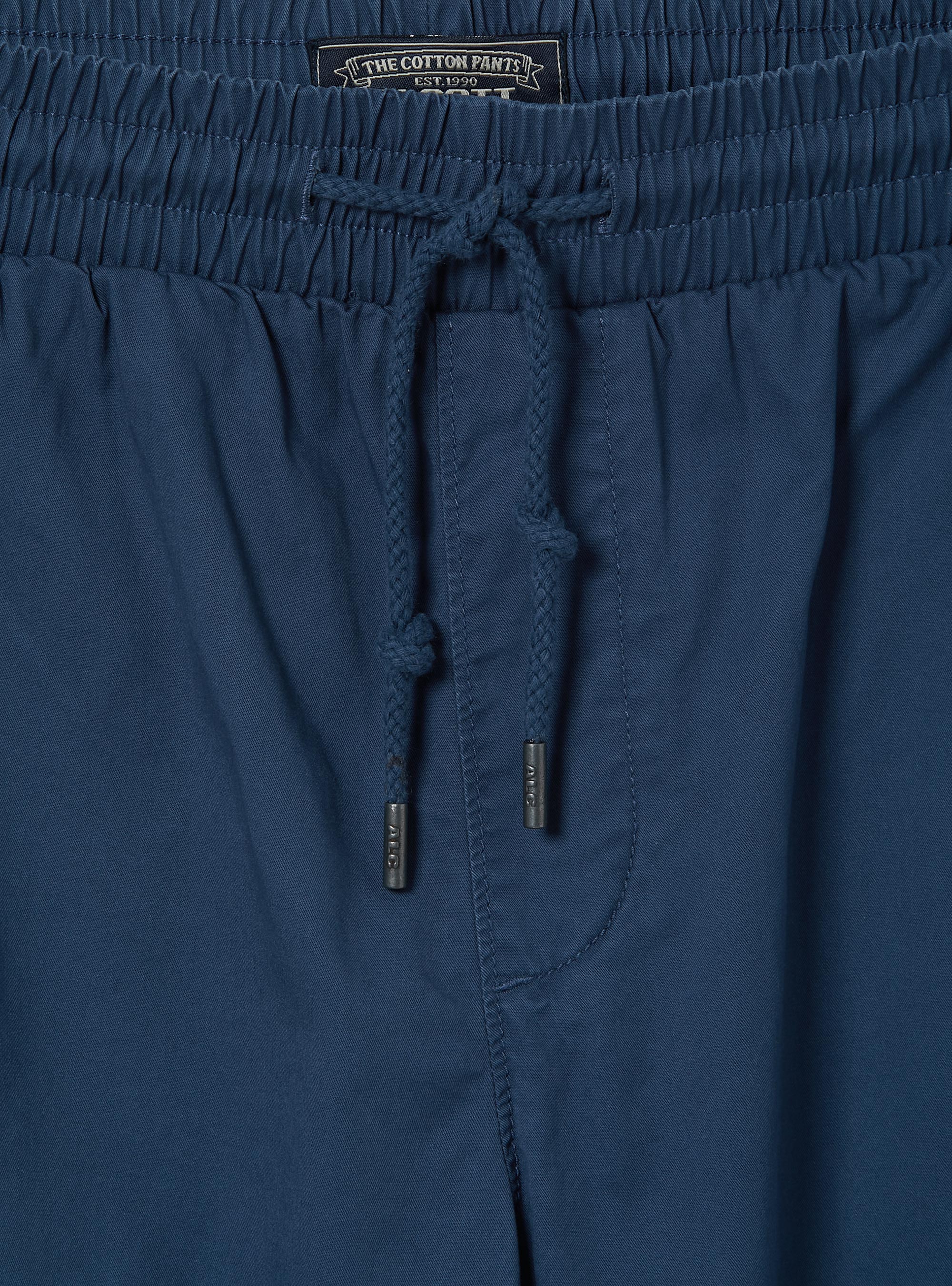 Pantalones chinos de sarga con cintura el&aacute;stica, BL2 BLUE MEDIUM