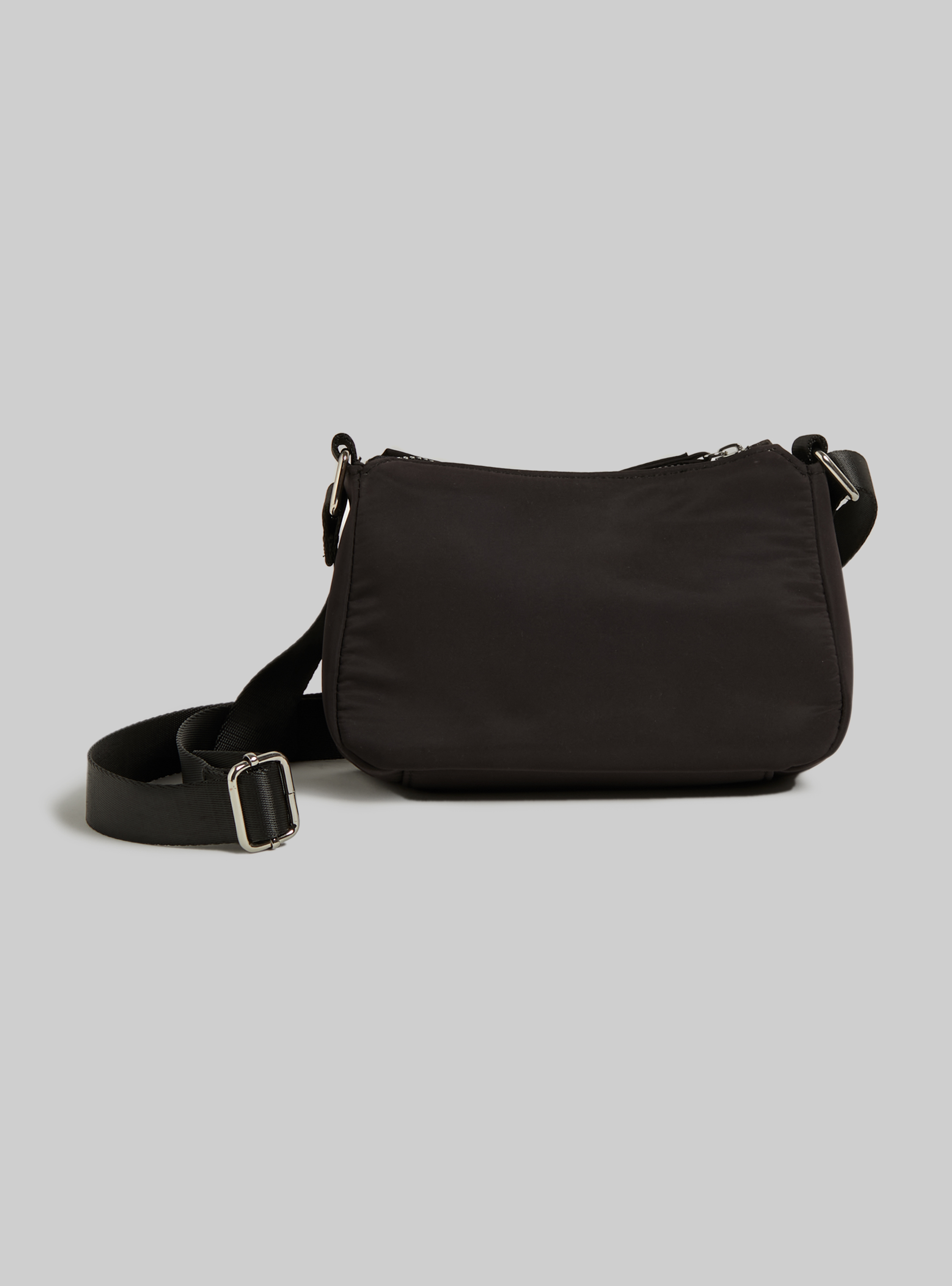 Mini bag with shoulder strap, BK1 BLACK