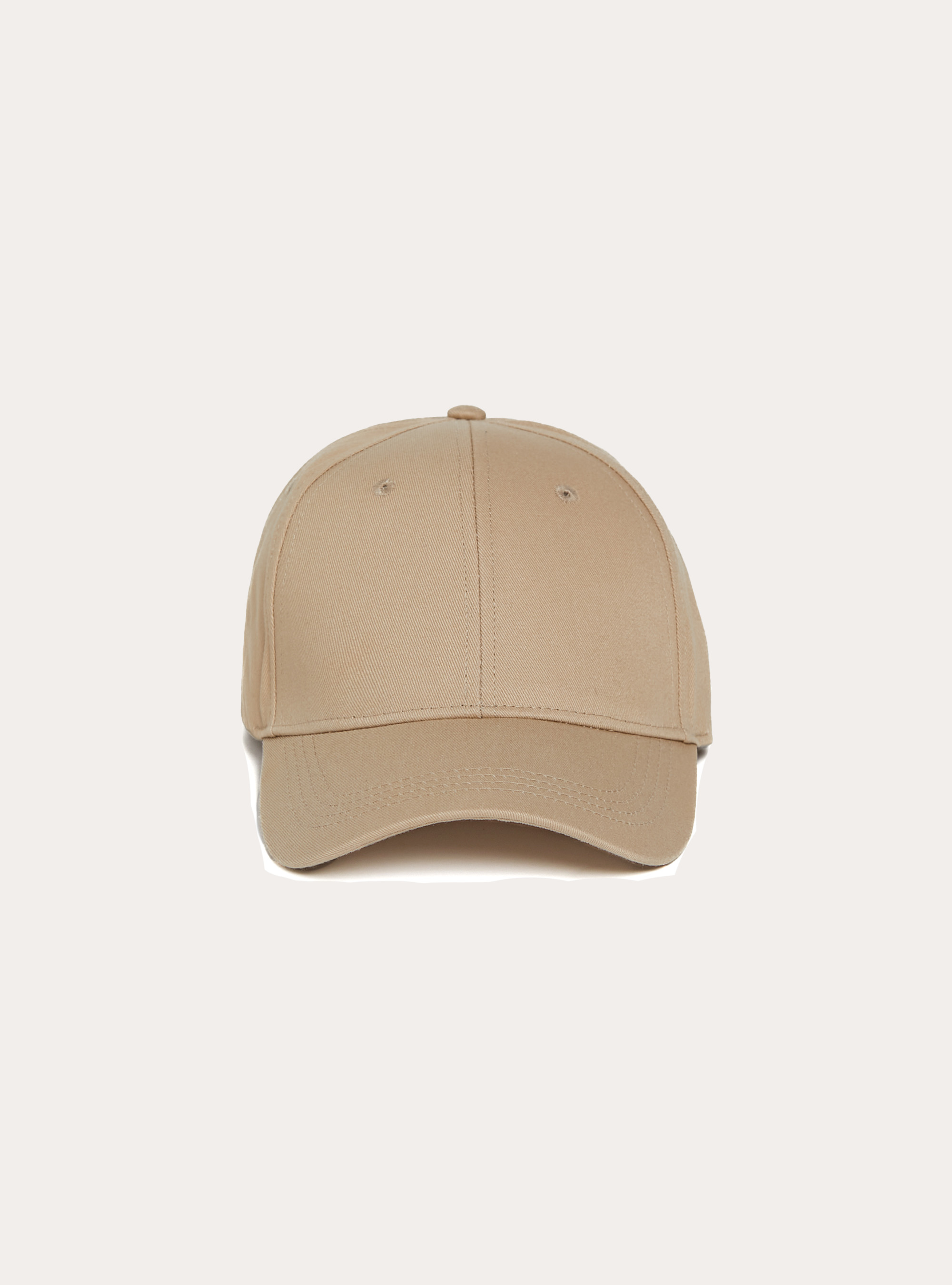 Cappello basico con ricamo, BG2 BEIGE MEDIUM