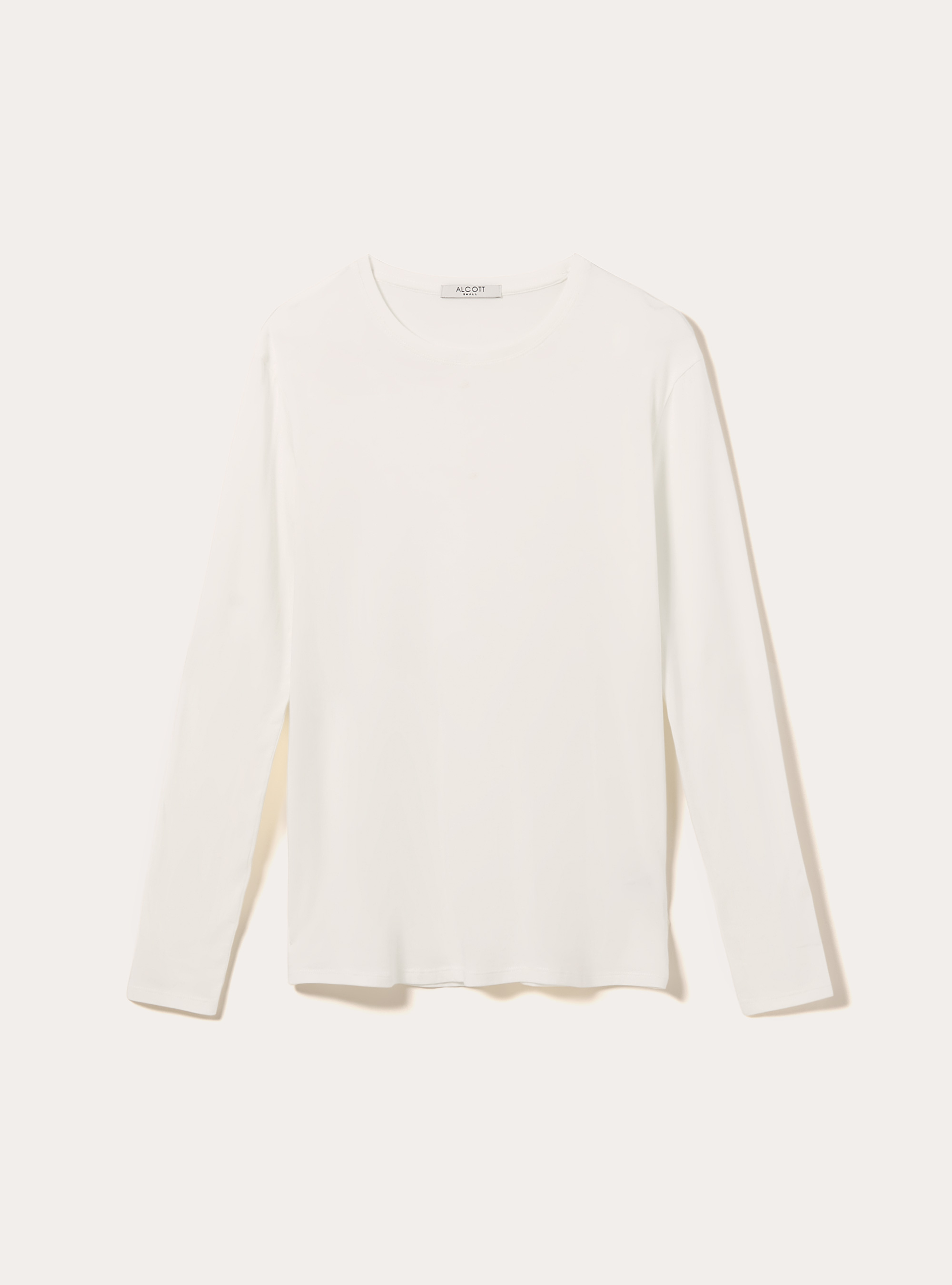 Camiseta básica de manga larga, WH1 OFF WHITE