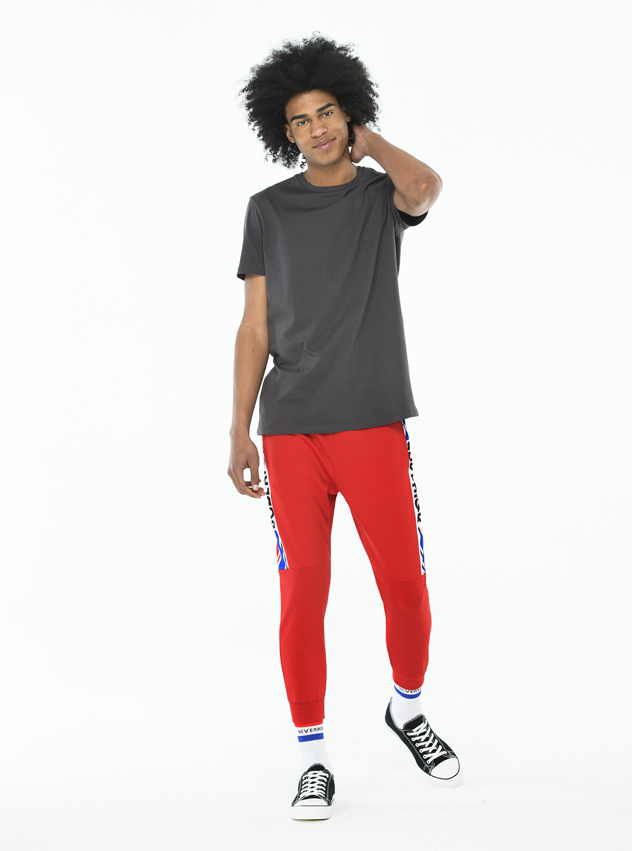 T-shirt tinta unita, C1119 GREY