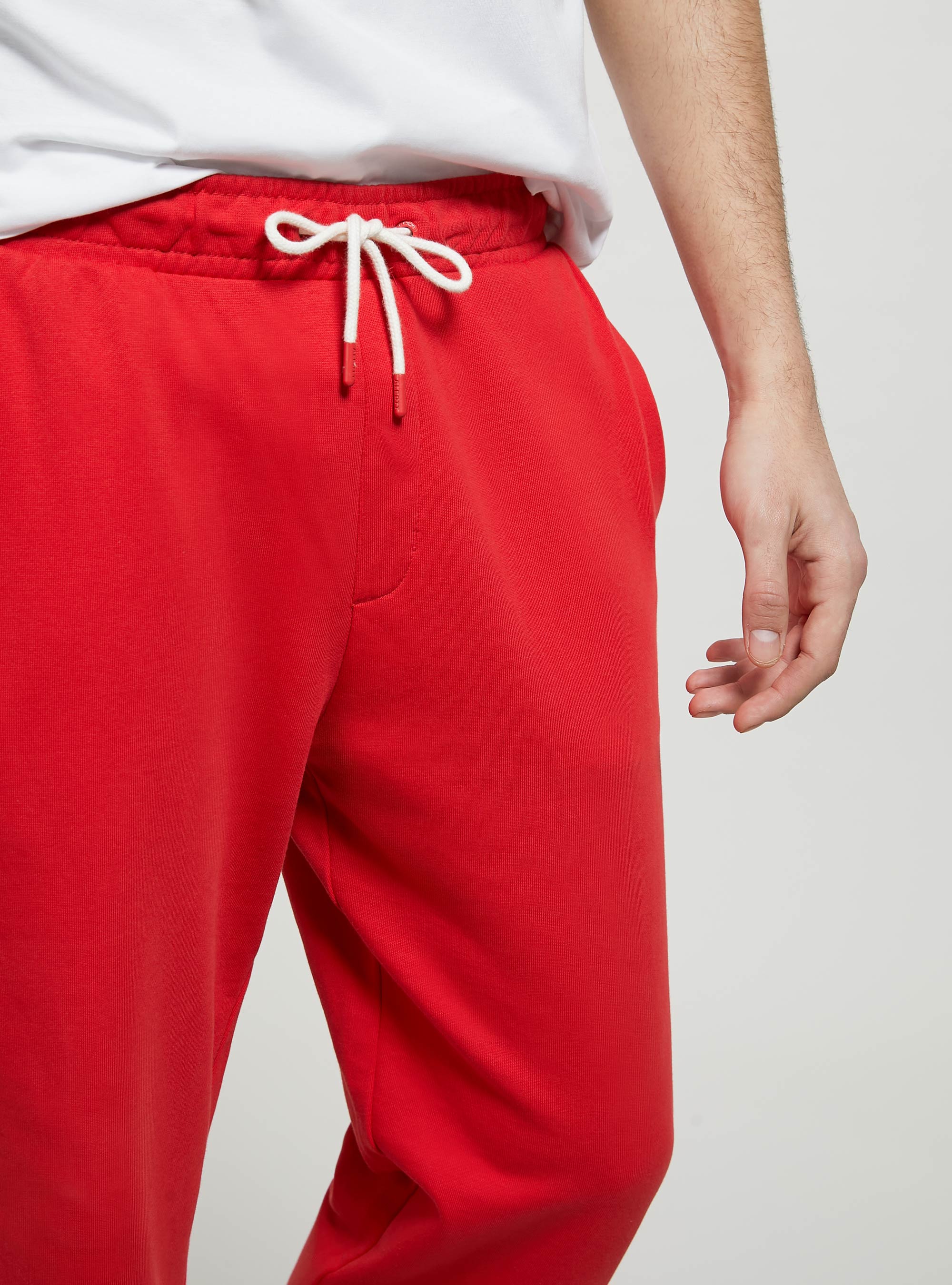 Plush jogger trousers, RD2 RED MEDIUM