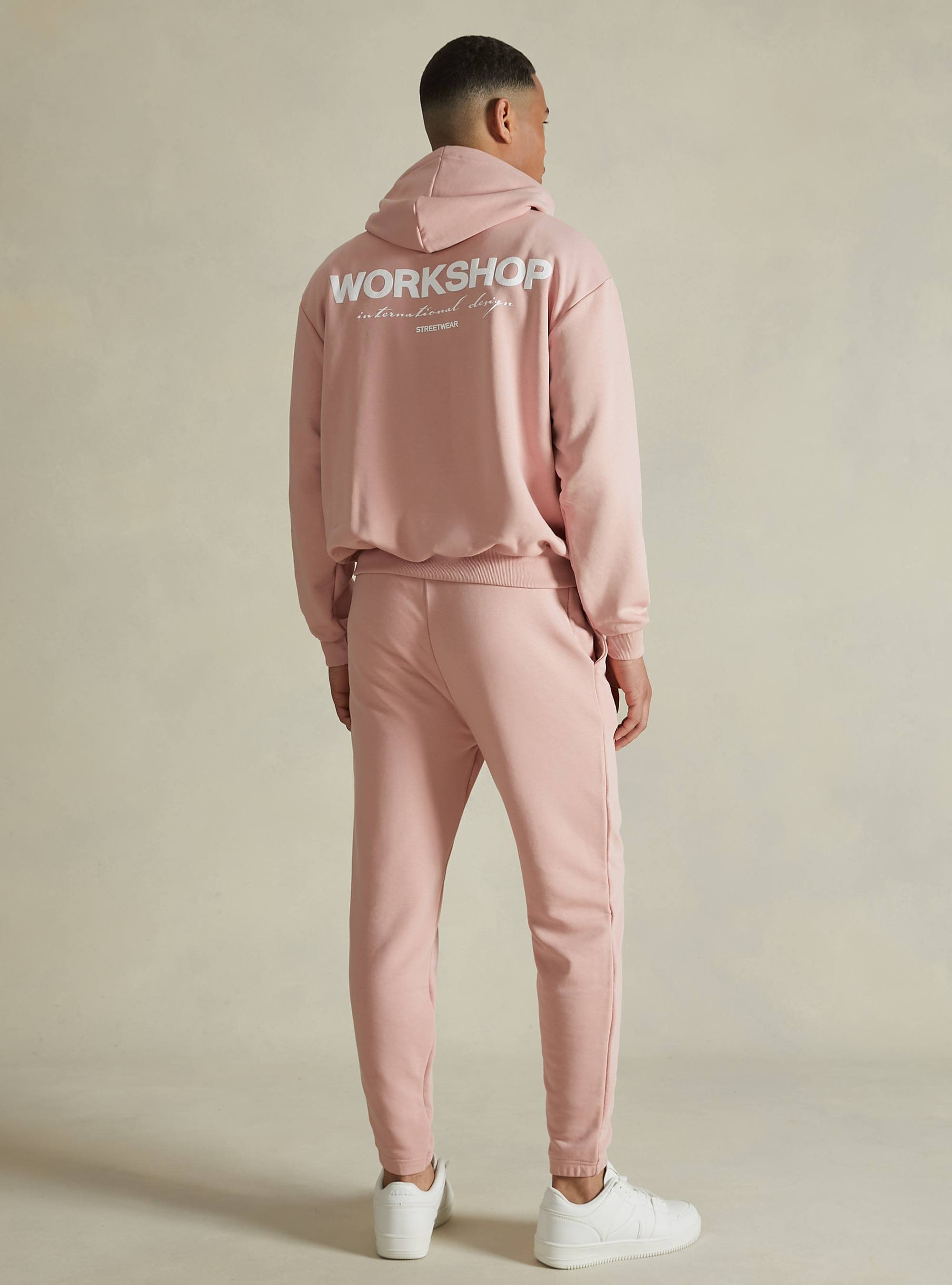 Sweatshirt mit Boxy-Passform und Workshop-Aufdruck, PK2 PINK MEDIUM