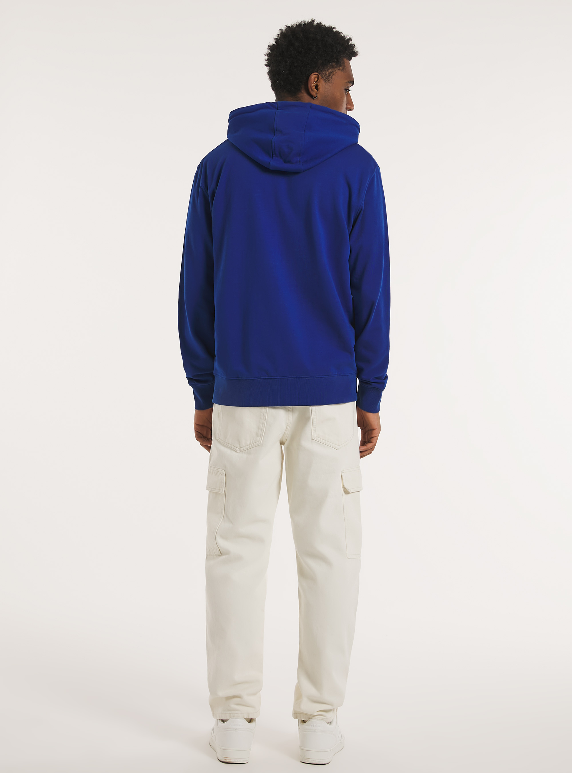 Cotton zip hoodie, RY1 ROYALE DARK