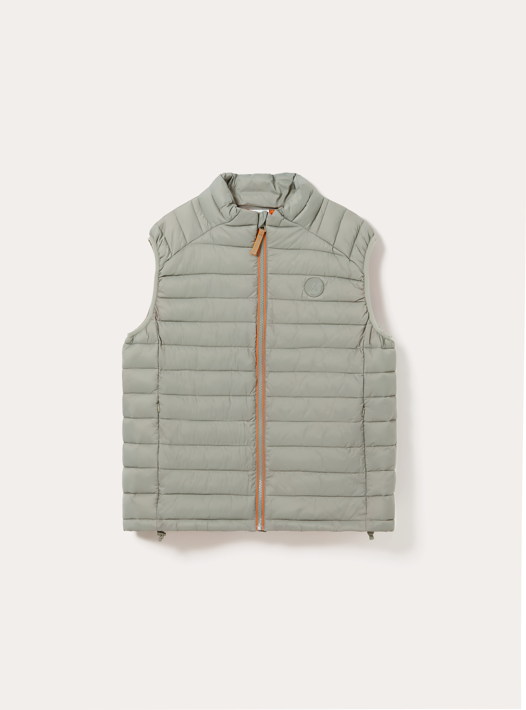 Manchon rembourr&eacute; avec fermeture &eacute;clair contrast&eacute;e, SG3 SAGE LIGHT